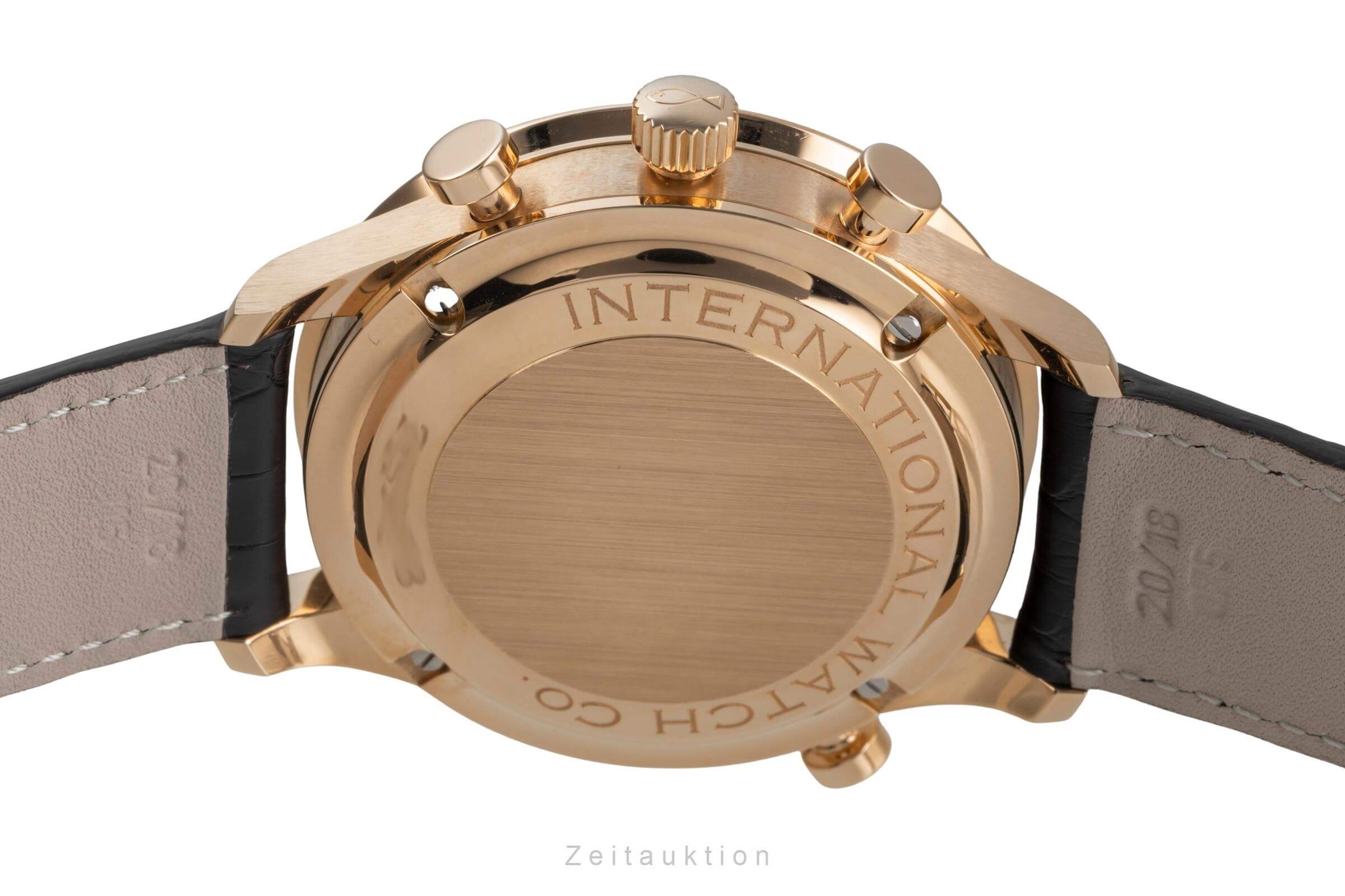 IWC Portugieser chronograph 18 ct red gold manual winding men's watch IW371203  [2406376]