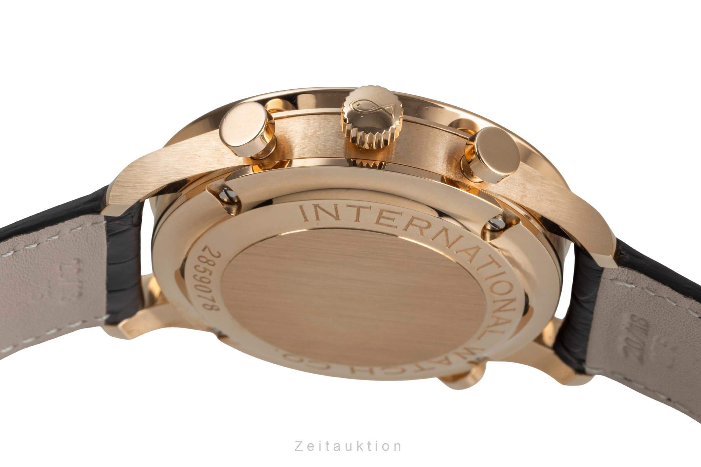 IWC Portugieser chronograph 18 ct red gold manual winding men's watch IW371203  [2406376]