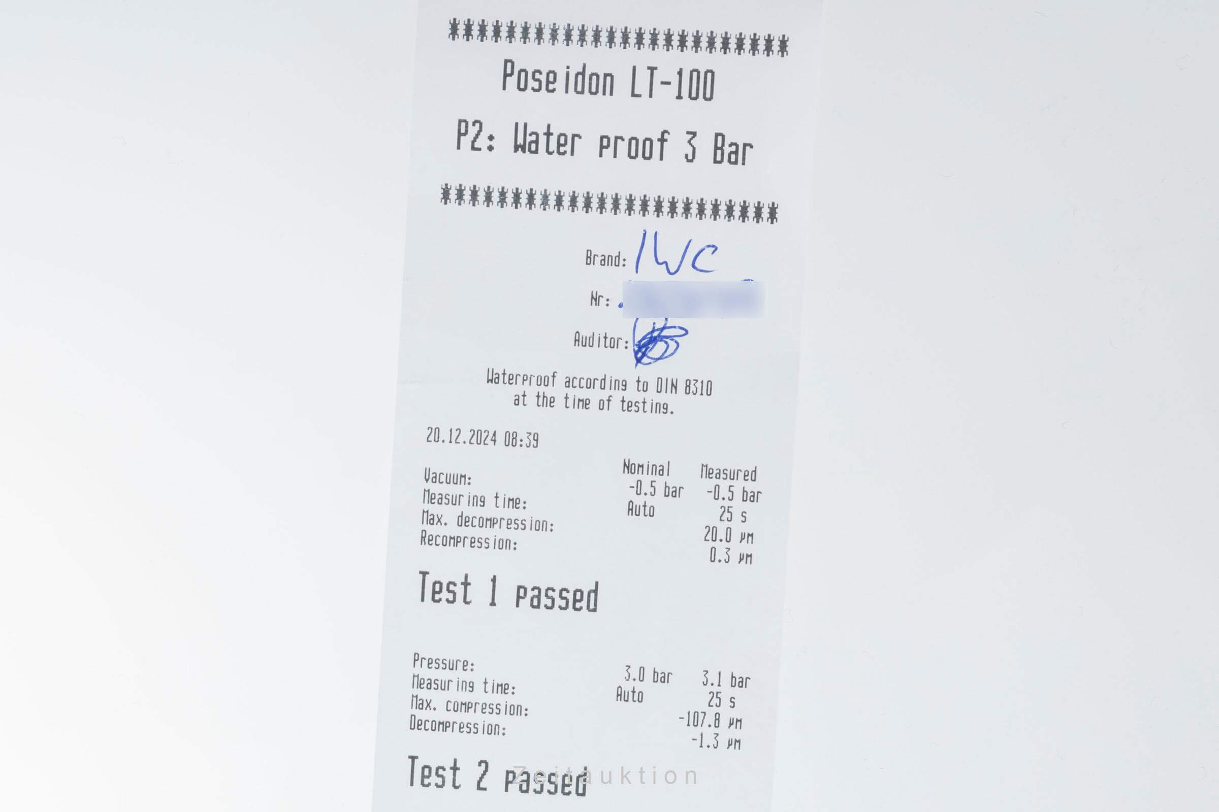 IWC Portugieser chronograph 18 ct red gold manual winding men's watch IW371203  [2406376]