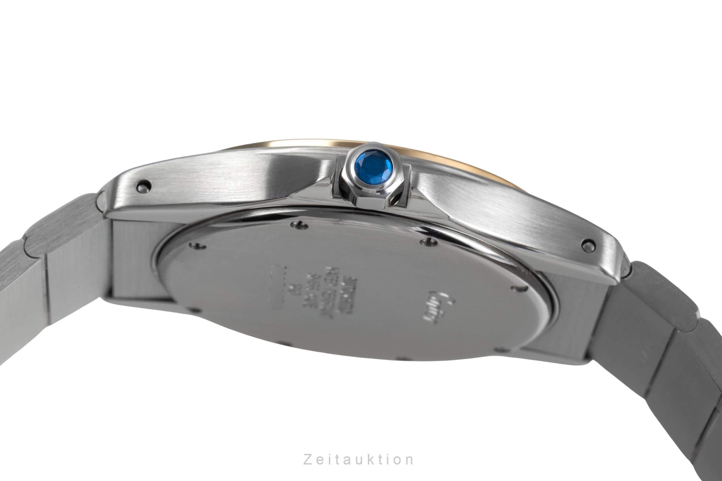 Cartier Santos Ronde acciaio / oro automatismo orologio da uomo W20036R3  [2406385]