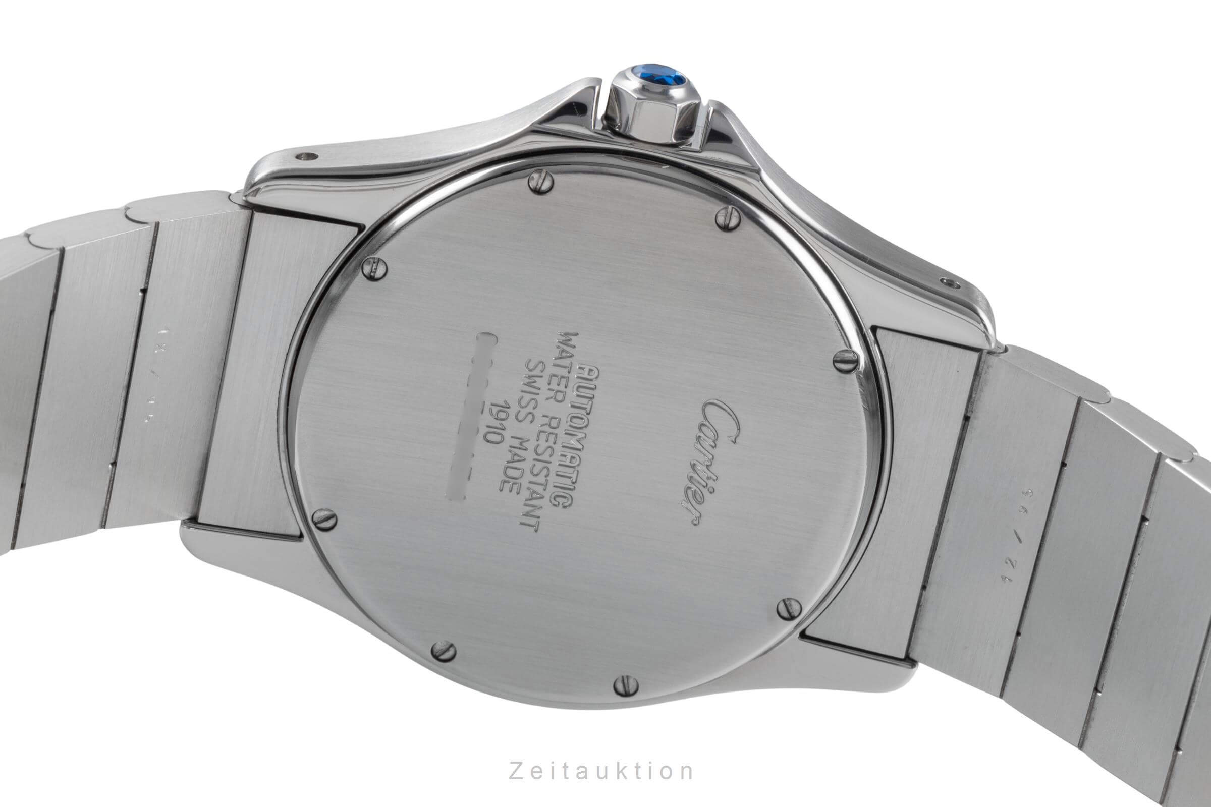 Cartier Santos Ronde acciaio / oro automatismo orologio da uomo W20036R3  [2406385]