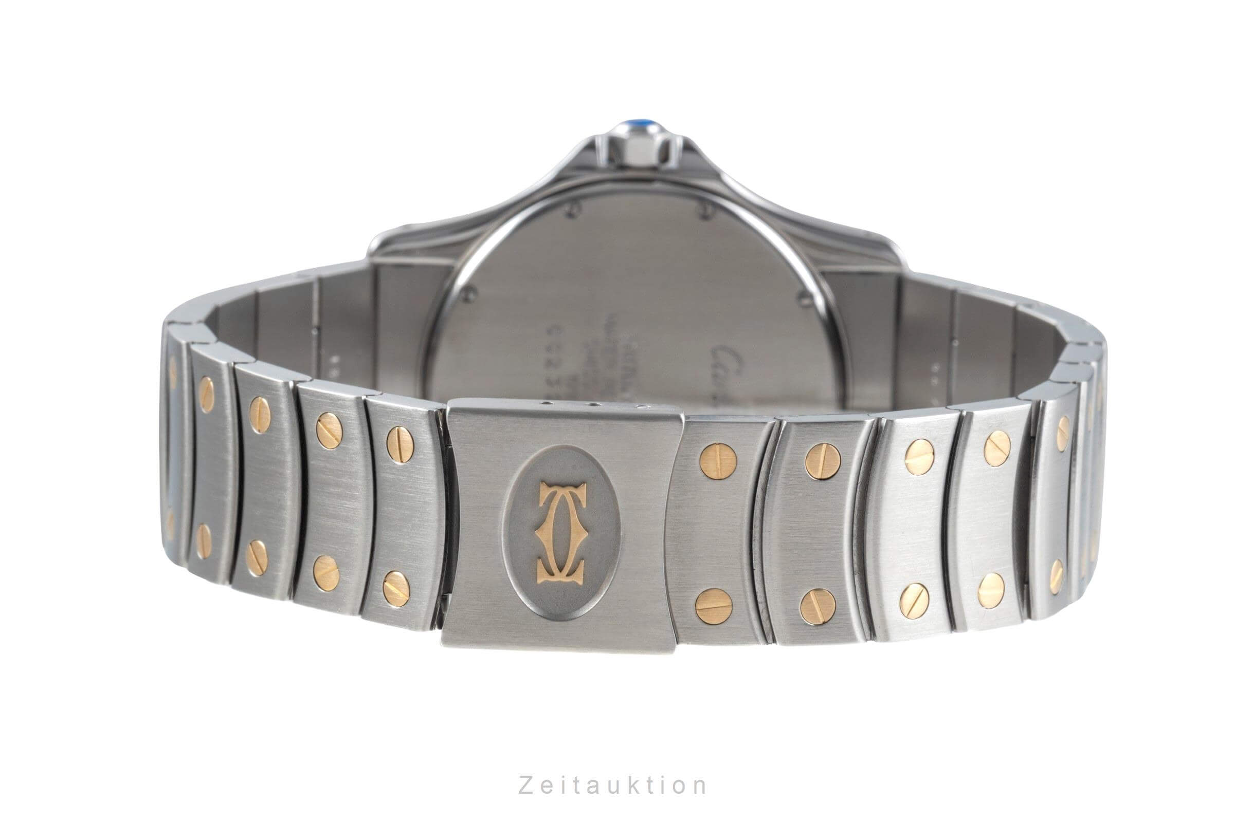 Cartier Santos Ronde acciaio / oro automatismo orologio da uomo W20036R3  [2406385]