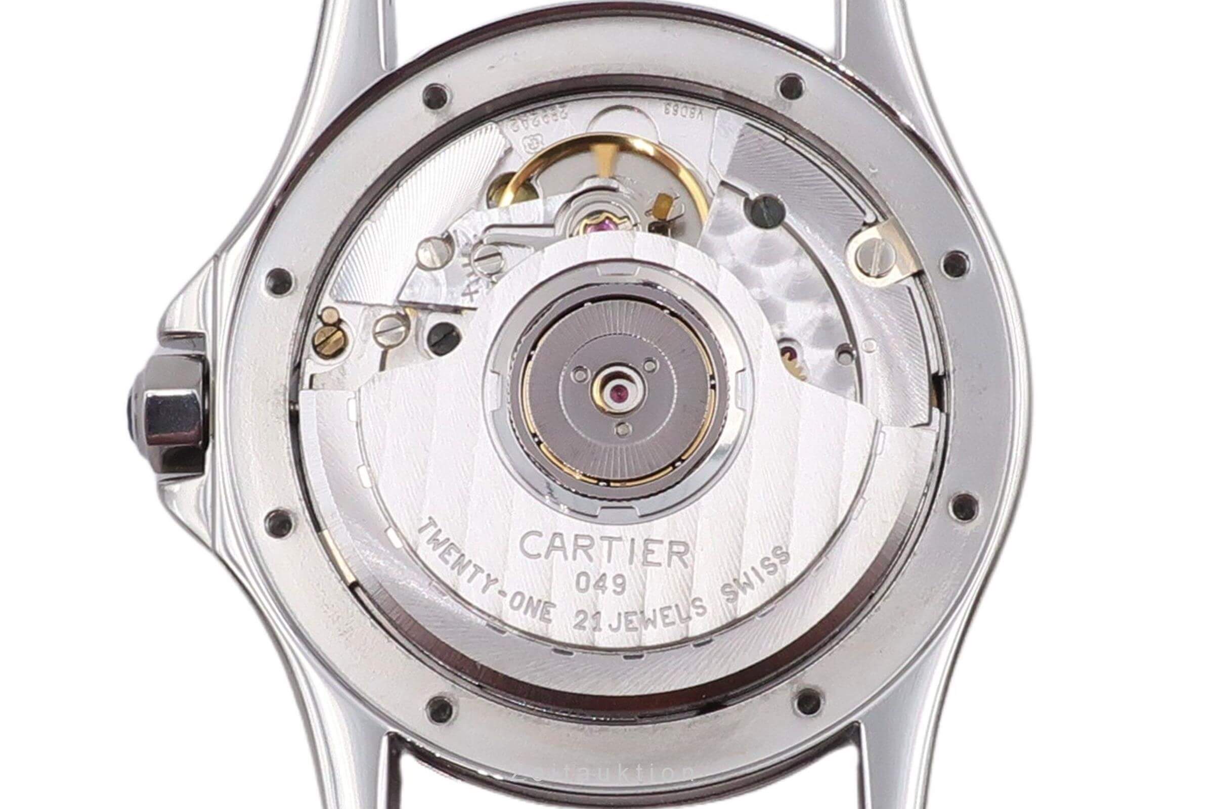 Cartier Santos Ronde acciaio / oro automatismo orologio da uomo W20036R3  [2406385]