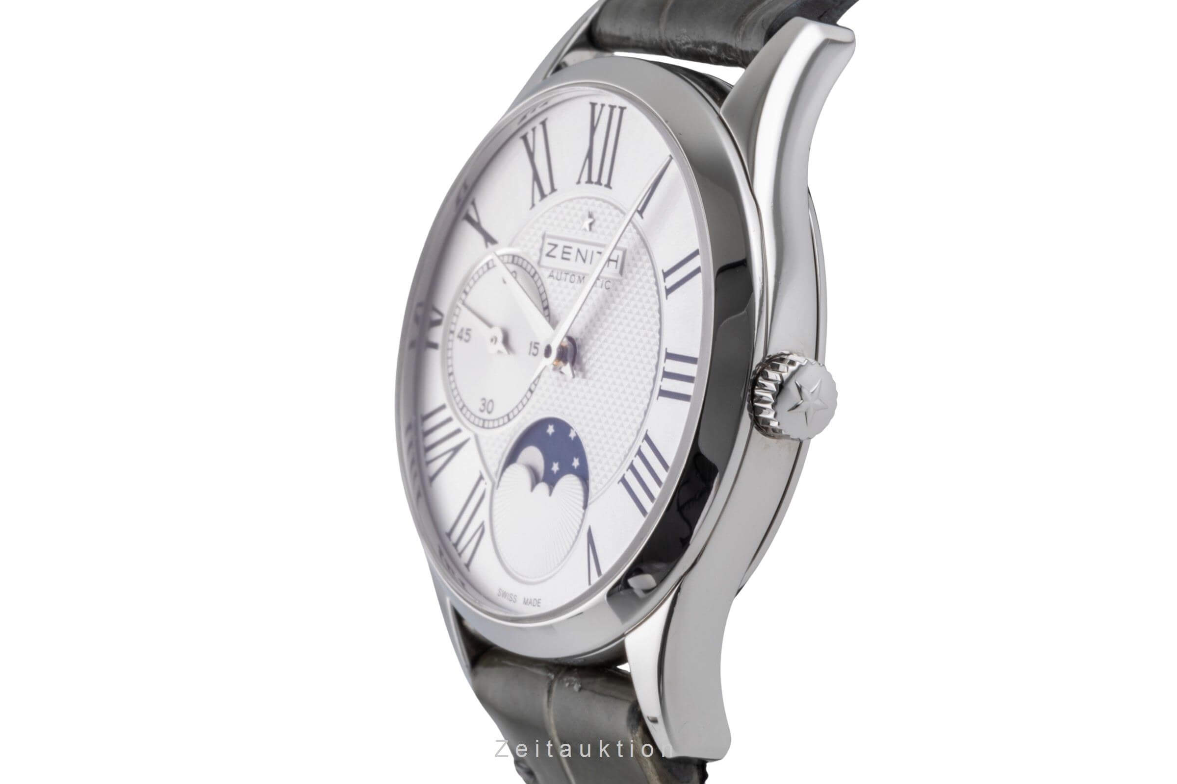 Zenith Elite Ultra Thin Moonphase Edelstahl Automatik Damenuhr Ref. 03.2310.692  [2406401]