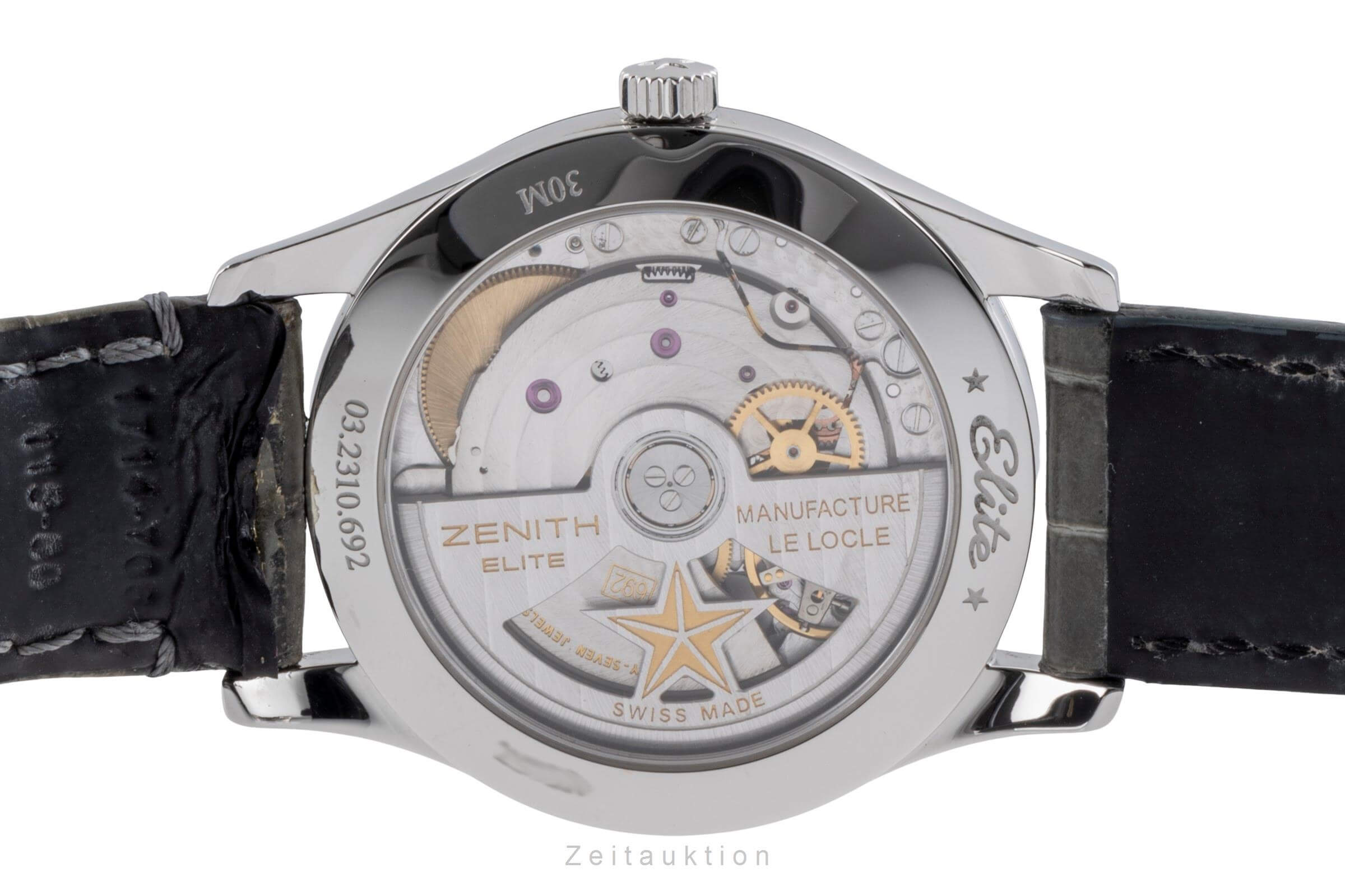 Zenith Elite Ultra Thin Moonphase Edelstahl Automatik Damenuhr Ref. 03.2310.692  [2406401]
