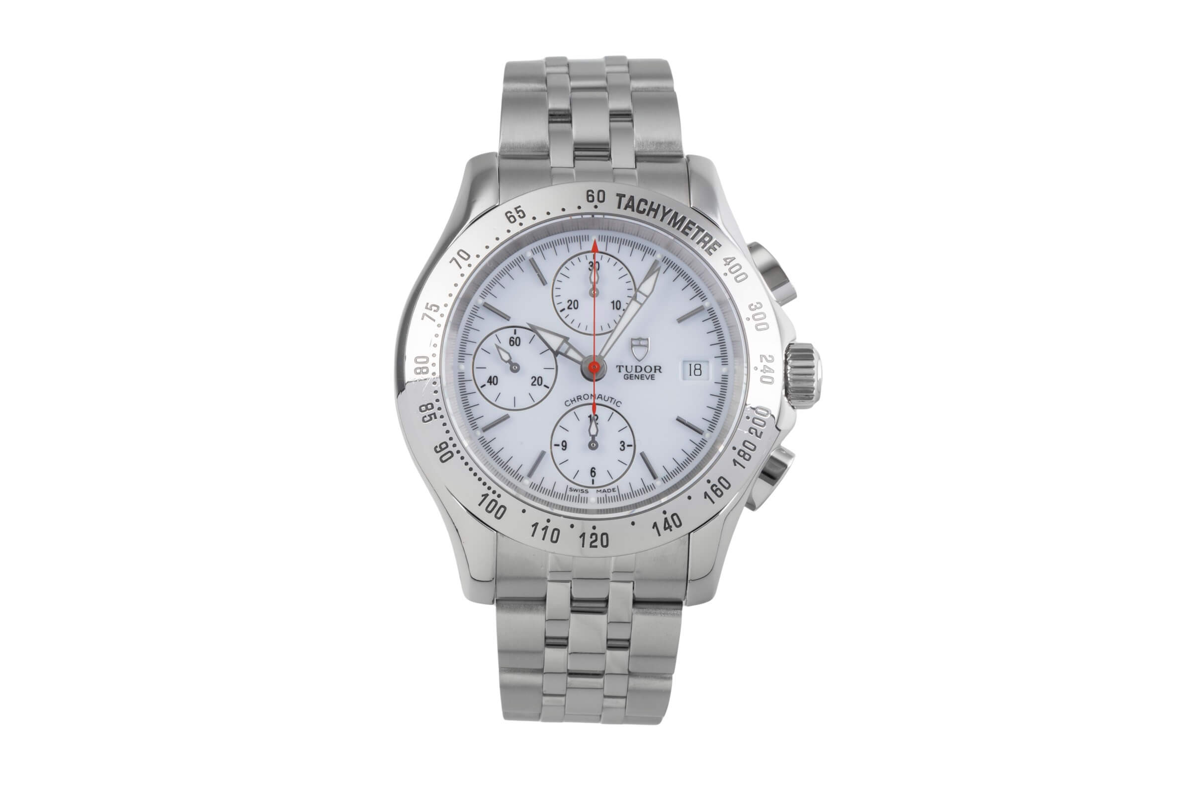 Tudor Chronautic cronografo acciaio automatismo orologio da uomo 79380P  [2406402]