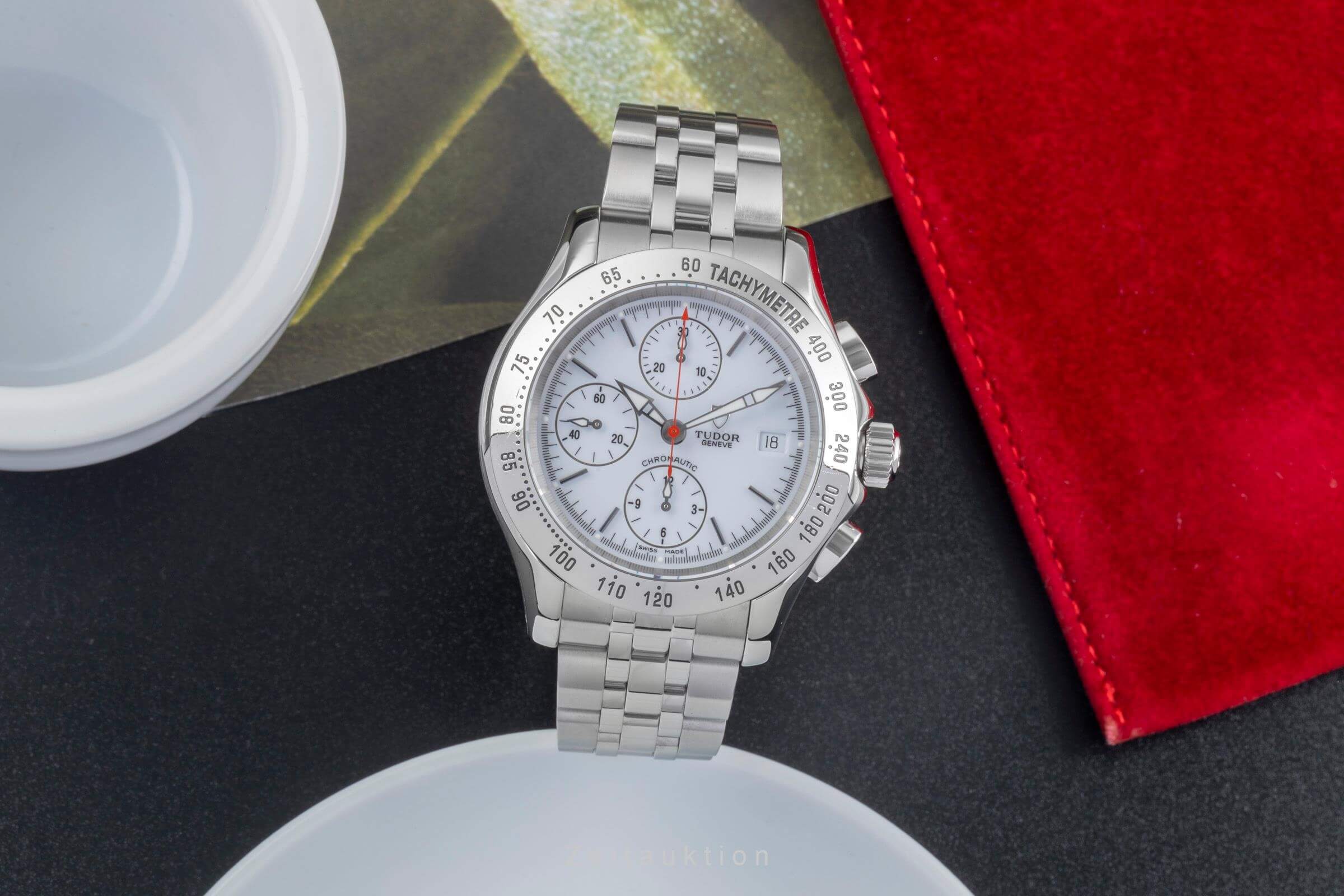 Tudor Chronautic cronografo acciaio automatismo orologio da uomo 79380P  [2406402]