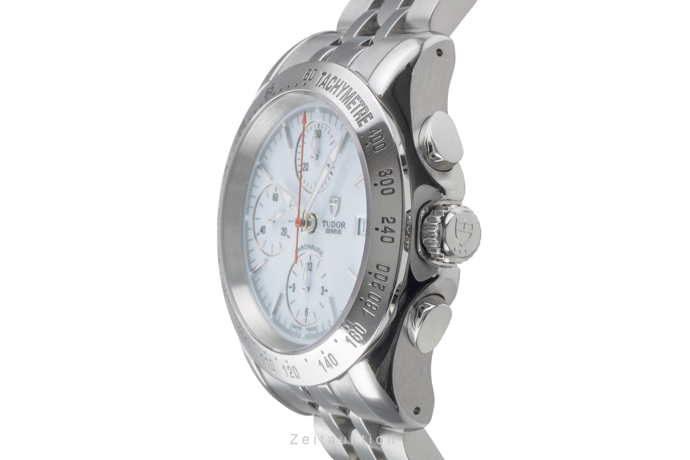 Tudor Chronautic cronografo acciaio automatismo orologio da uomo 79380P  [2406402]