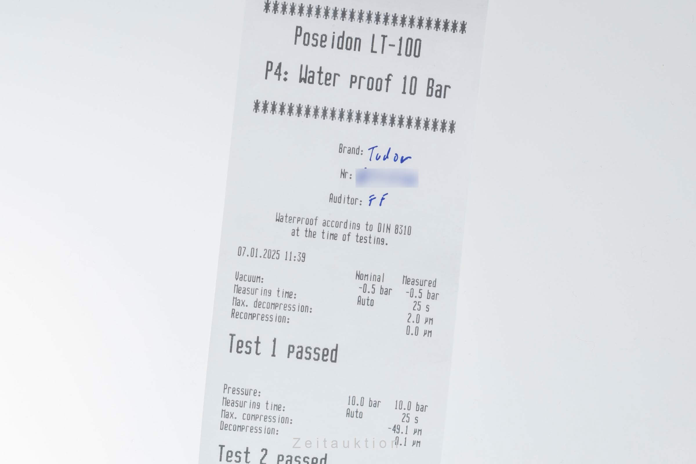 Tudor Chronautic cronografo acciaio automatismo orologio da uomo 79380P  [2406402]