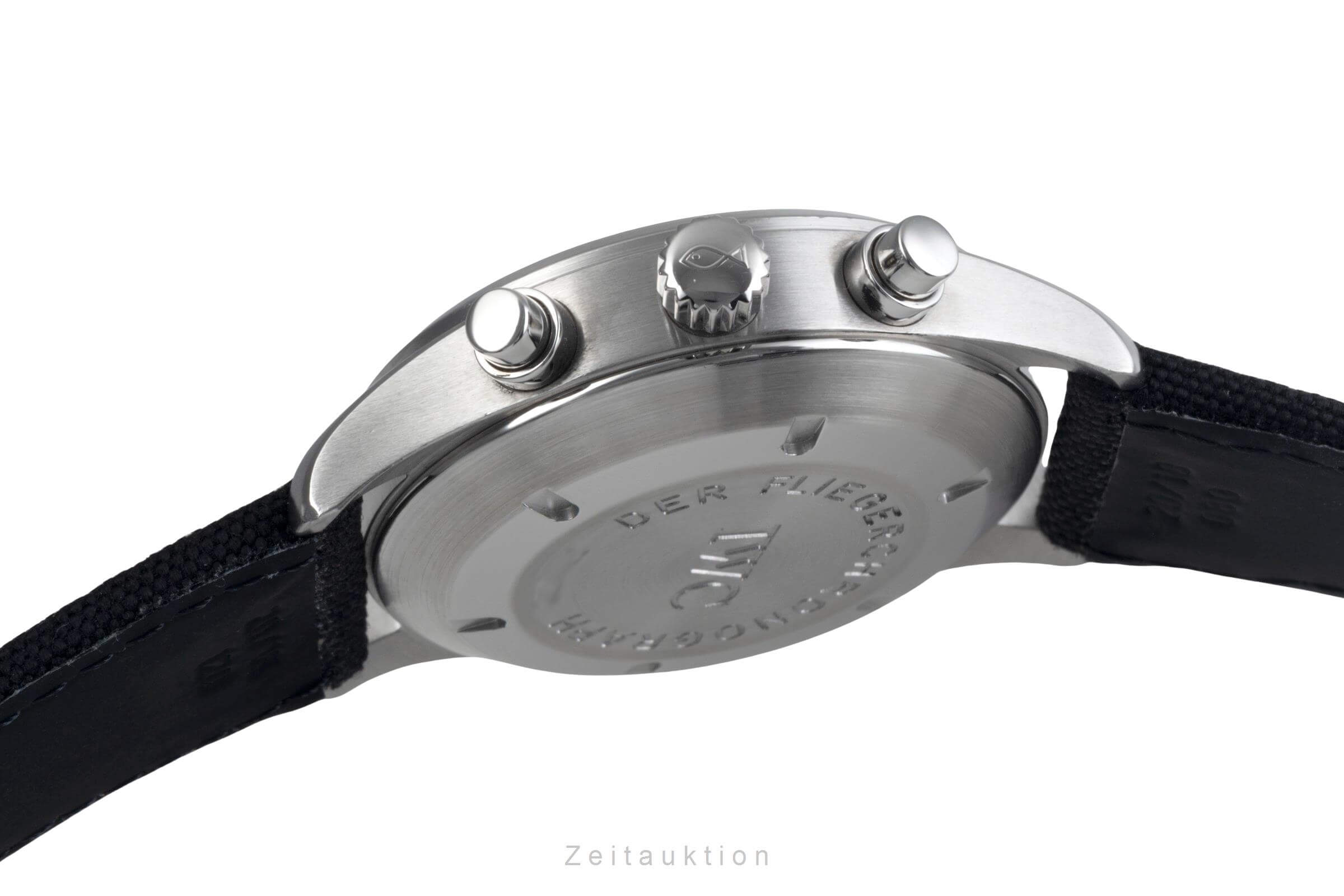 IWC Fliegerchronograph chronographe acier automatique montre pour hommes IW370603 LP: 7900EUR  [2406413]