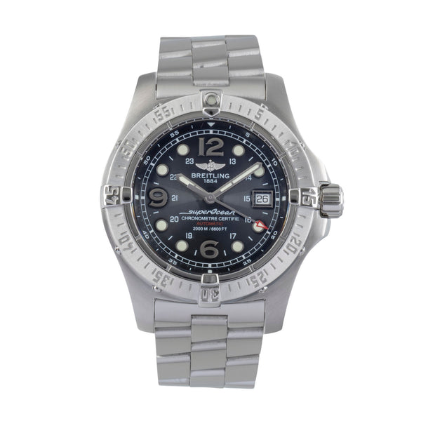 Breitling Superocean acero automático reloj para caballeros A17390-308  [2406418]