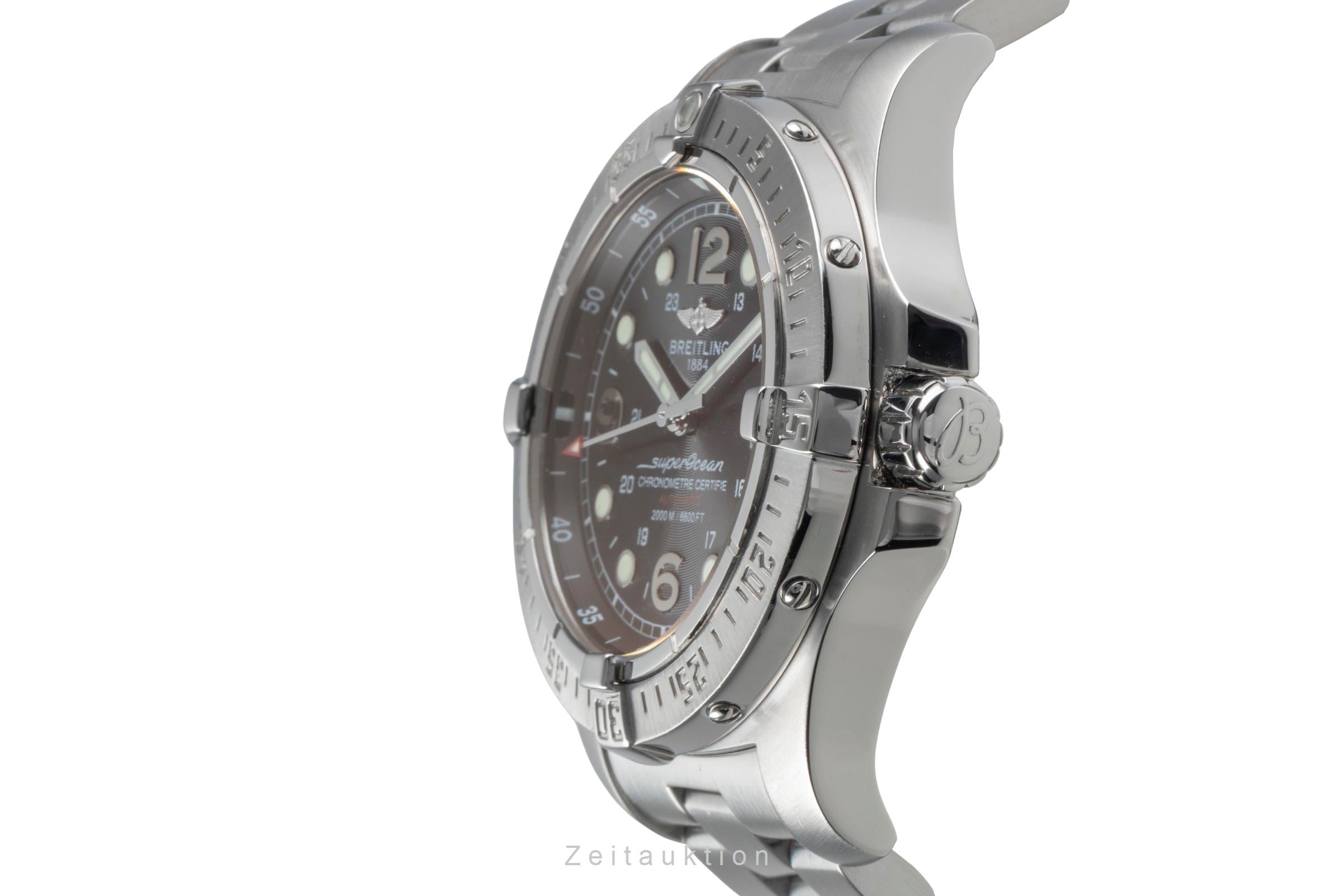 Breitling Superocean acero automático reloj para caballeros A17390-308  [2406418]