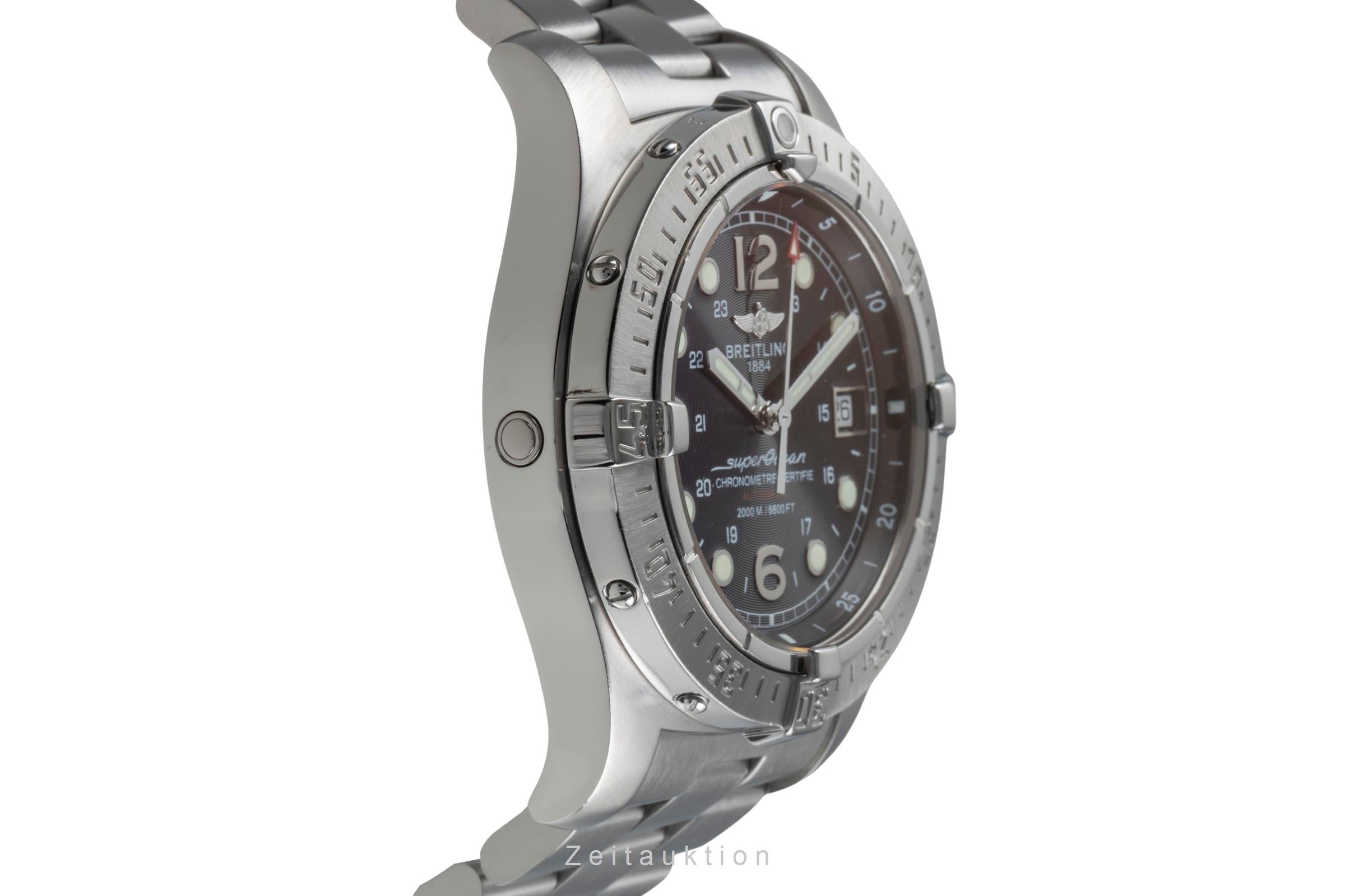 Breitling Superocean acero automático reloj para caballeros A17390-308  [2406418]