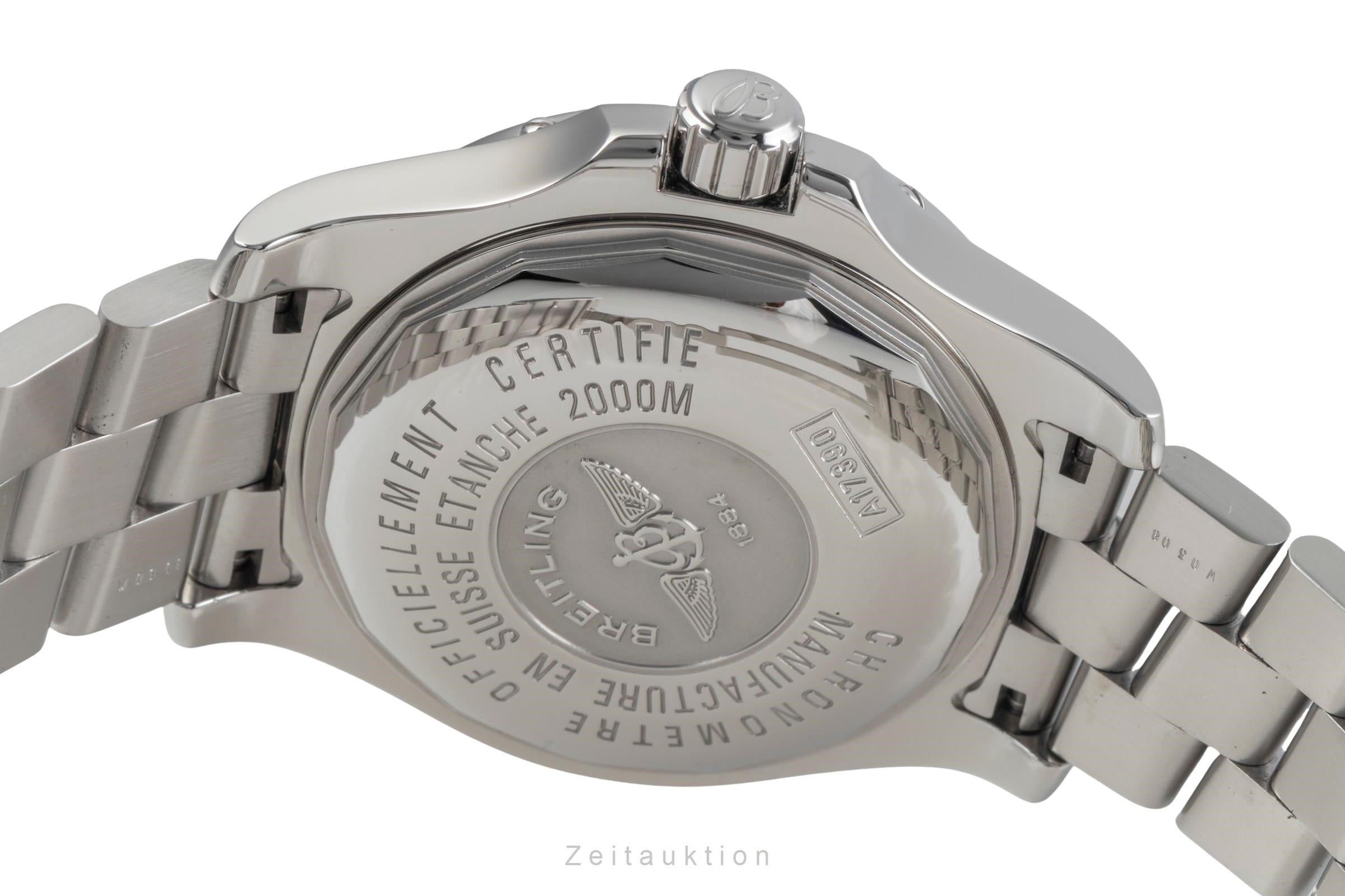 Breitling Superocean acero automático reloj para caballeros A17390-308  [2406418]