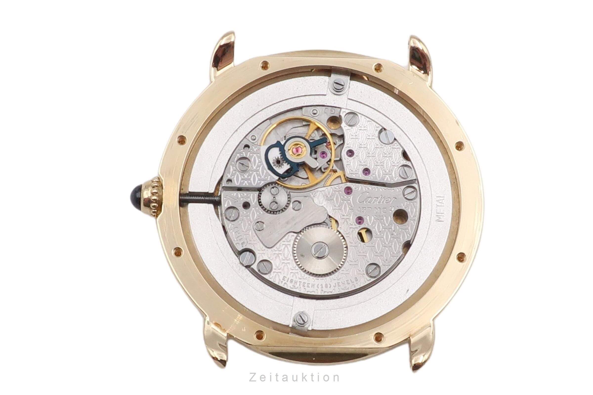 Cartier Ronde Louis or 18 ct à remontage manuel montre pour hommes W6800251  [2406427]