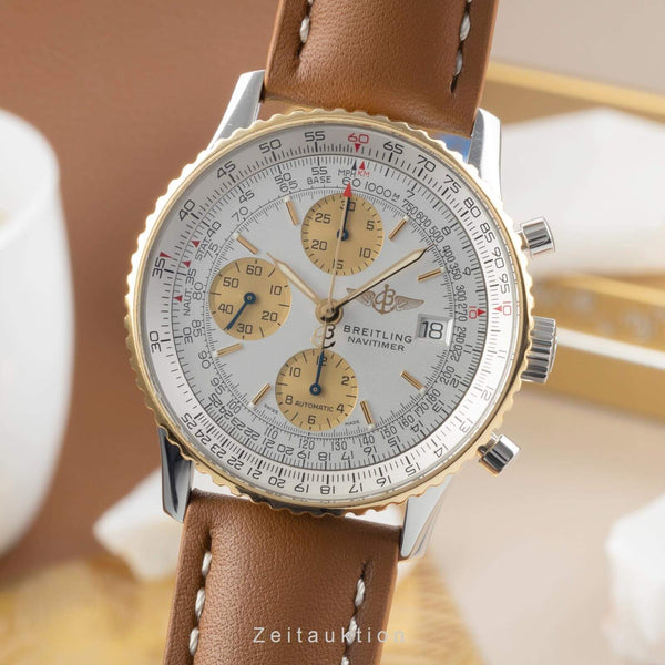Breitling Navitimer chronograph steel / gold automatic men's watch B13019  [2406428]