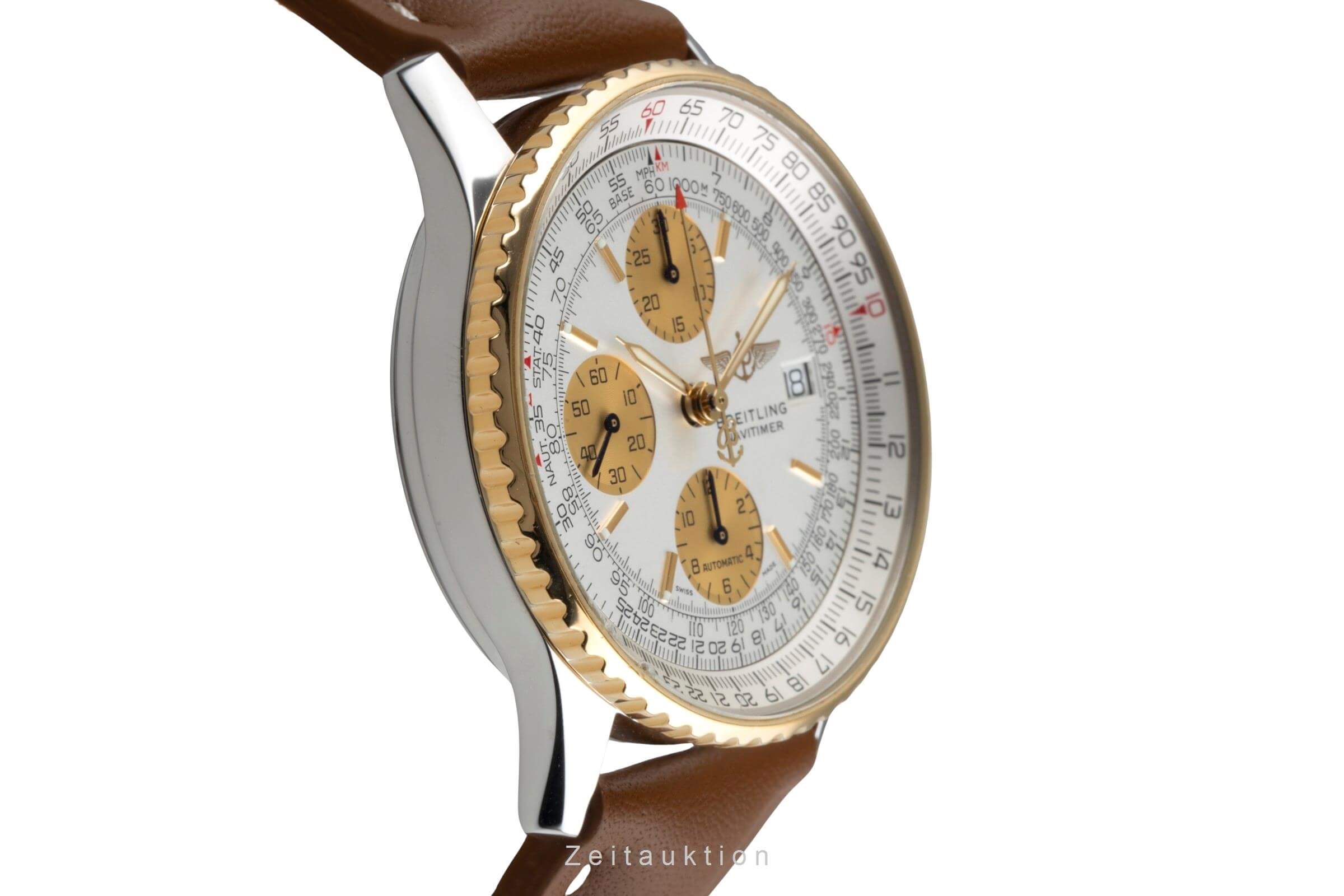 Breitling Navitimer chronograph steel / gold automatic men's watch B13019  [2406428]