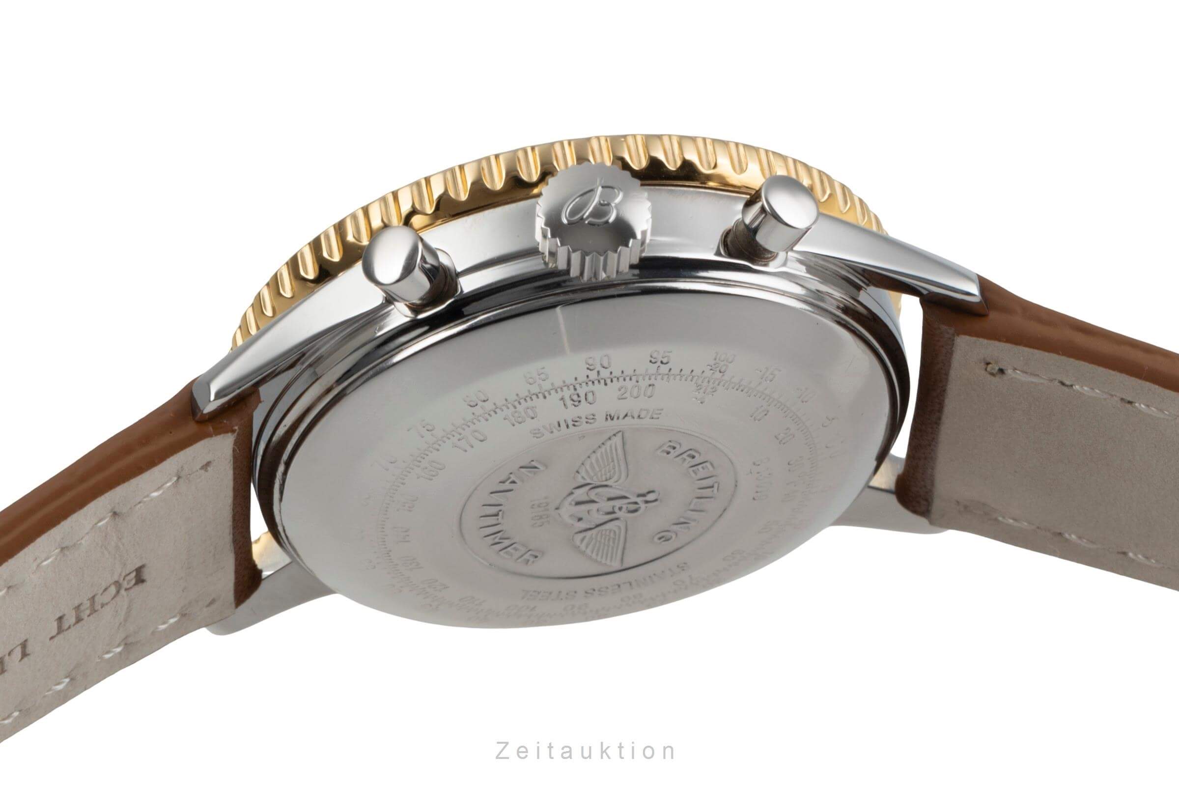Breitling Navitimer chronograph steel / gold automatic men's watch B13019  [2406428]
