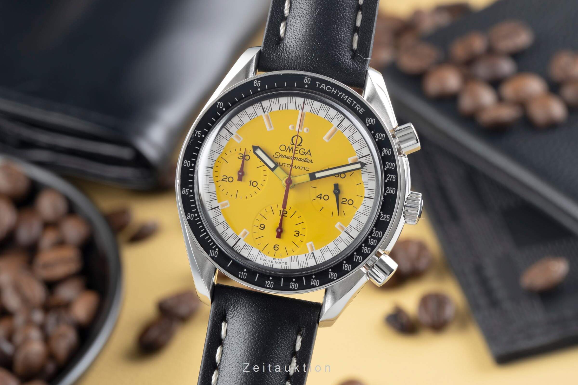 Omega Speedmaster chronograph steel automatic Kal. 1143 Ref