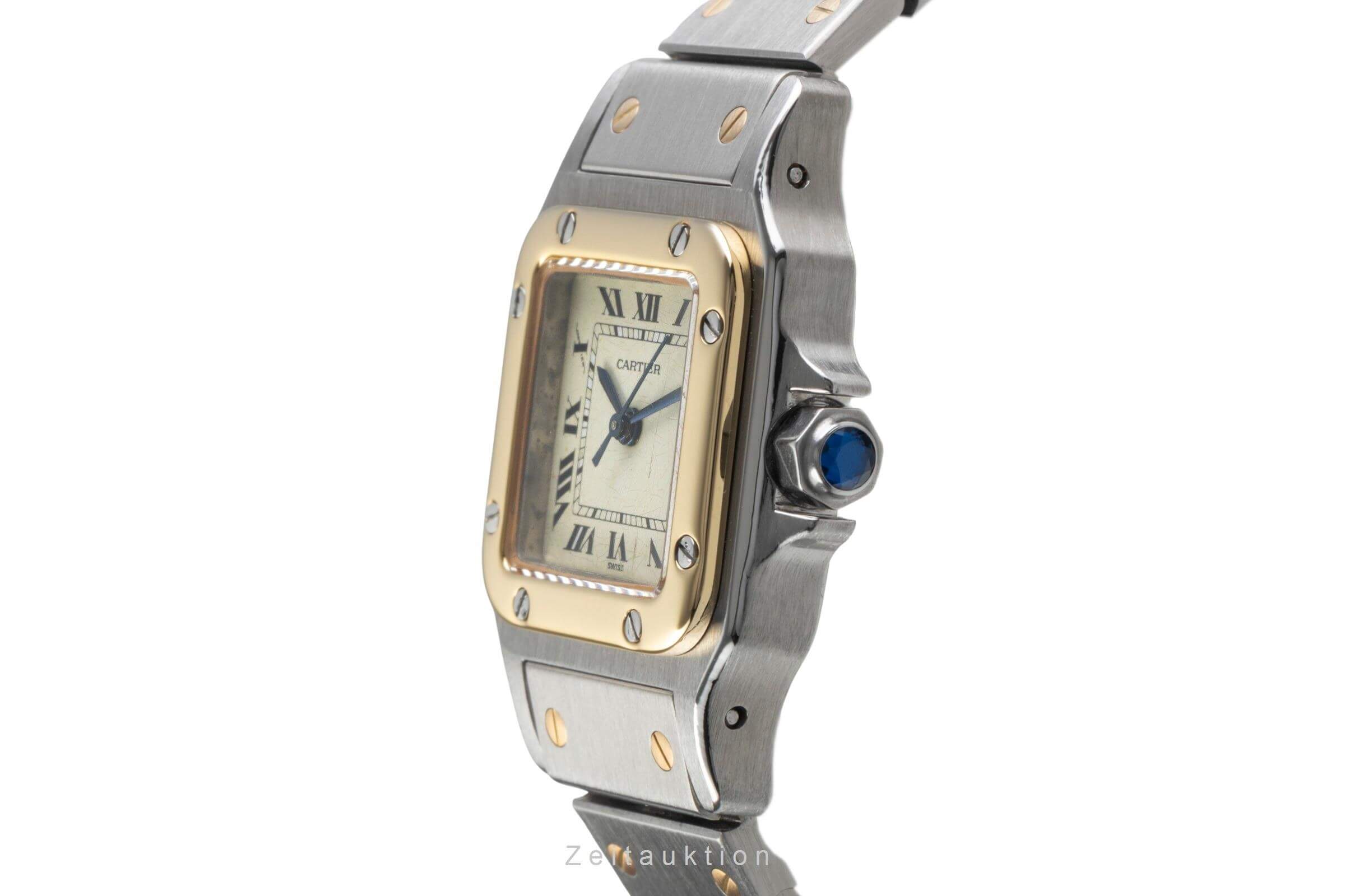 Cartier Santos acero / oro automático reloj para damas   [2406472]