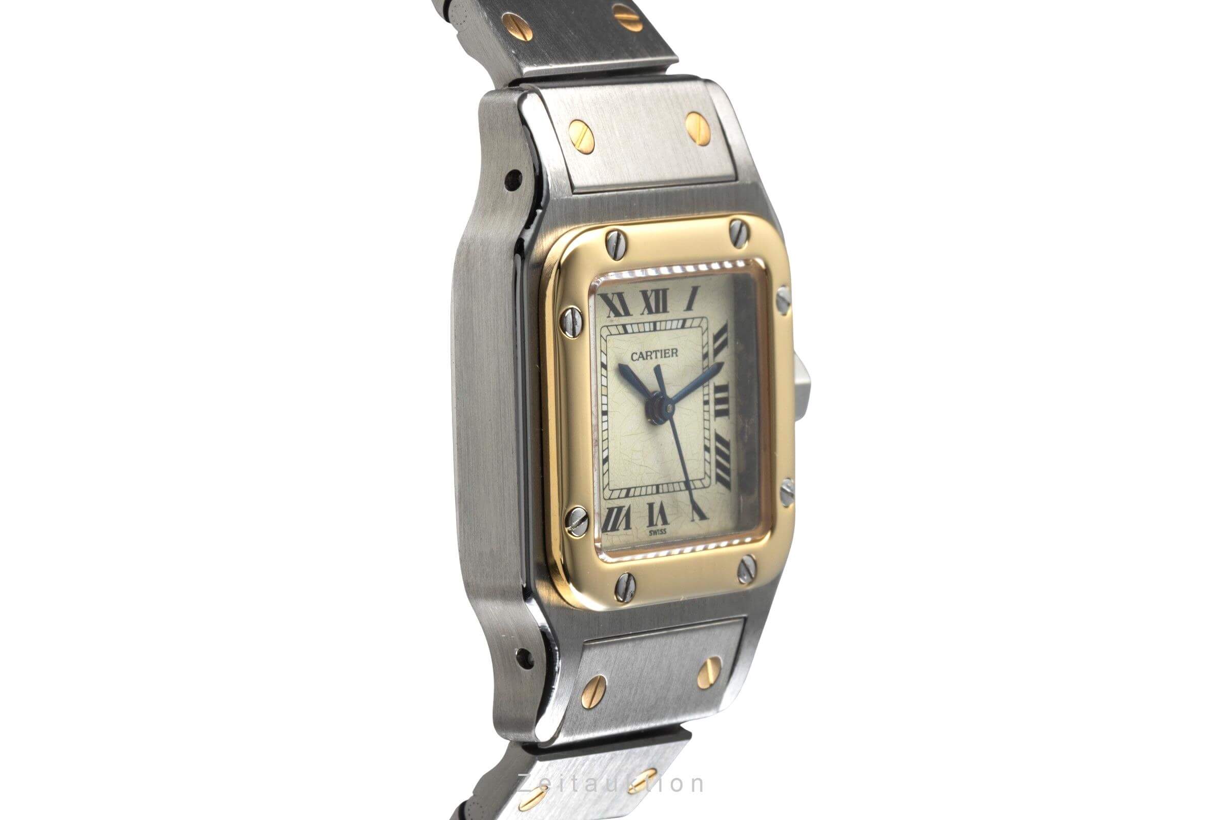Cartier Santos acero / oro automático reloj para damas   [2406472]