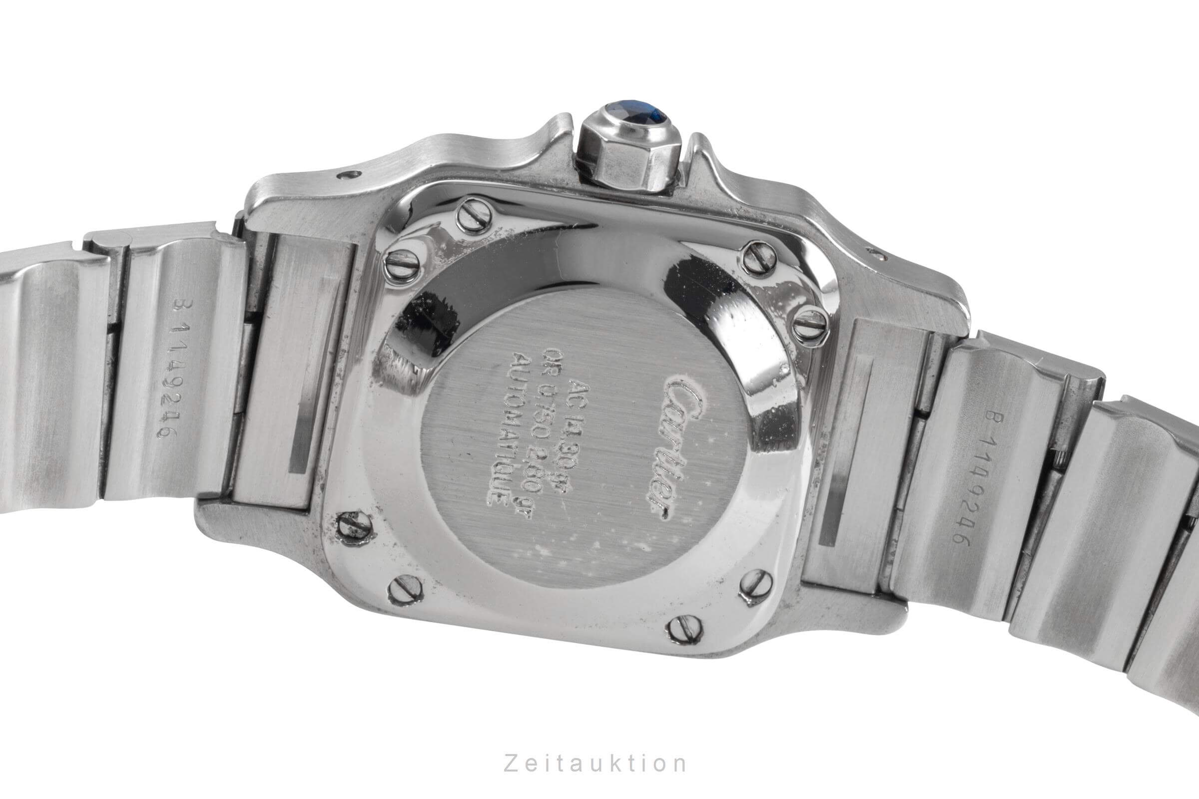 Cartier Santos acero / oro automático reloj para damas   [2406472]