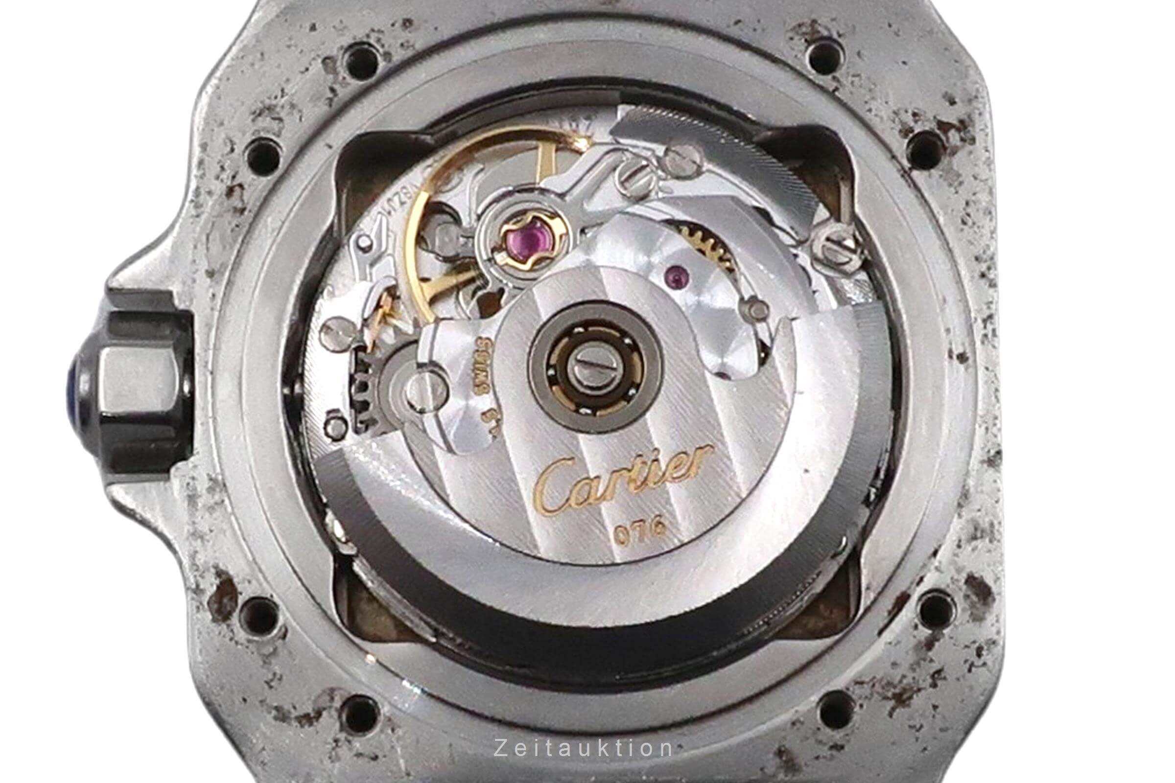 Cartier Santos acero / oro automático reloj para damas   [2406472]