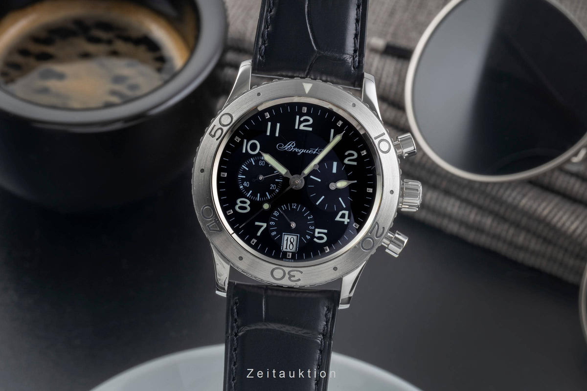 Breguet Type XX chronograph steel automatic men's watch 3820  [2406495]