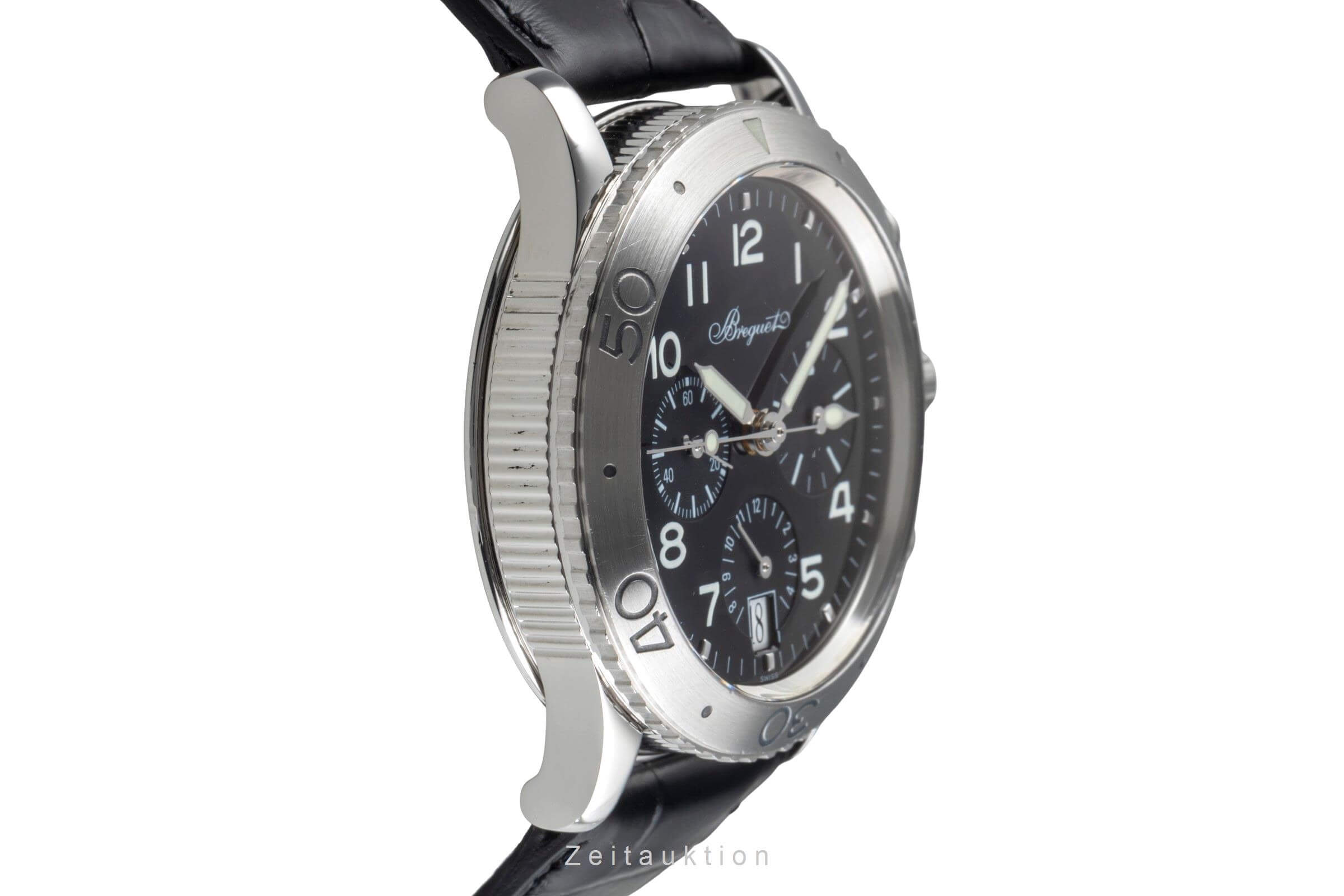 Breguet Type XX Chronograph Edelstahl Automatik Herrenuhr Ref. 3820  [2406495]