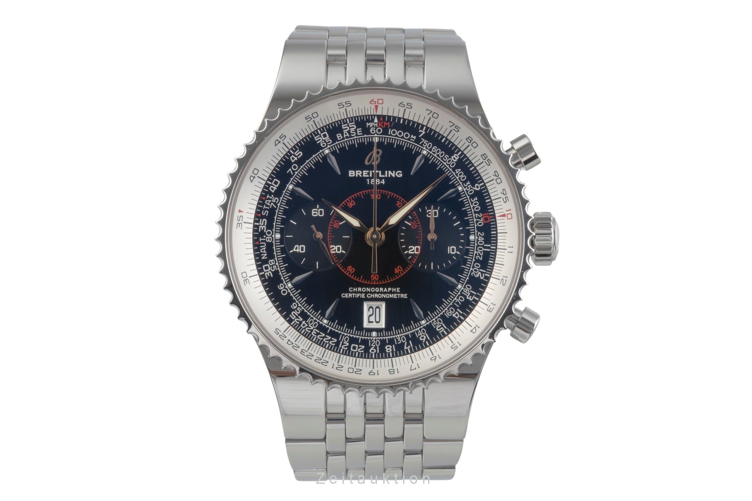 Breitling Montbrillant cronografo acciaio automatismo orologio da uomo A23340  [2406503]