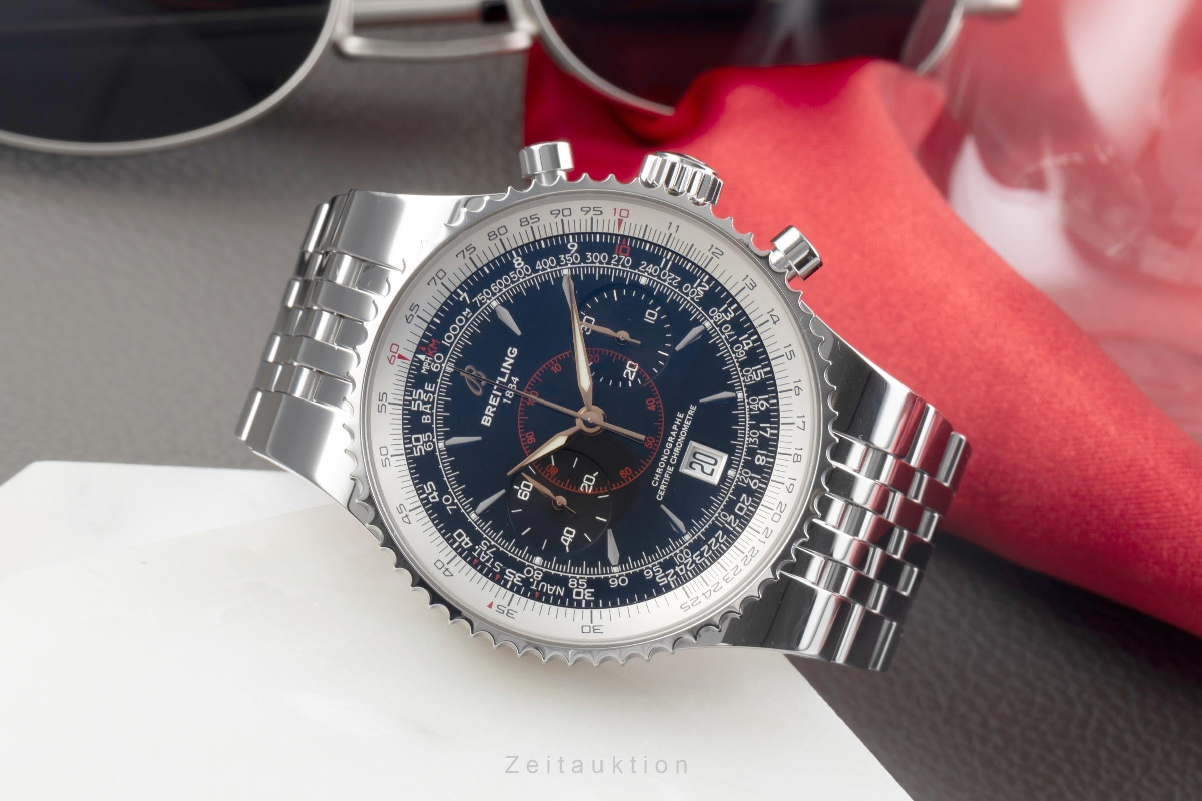 Breitling Montbrillant cronografo acciaio automatismo orologio da uomo A23340  [2406503]