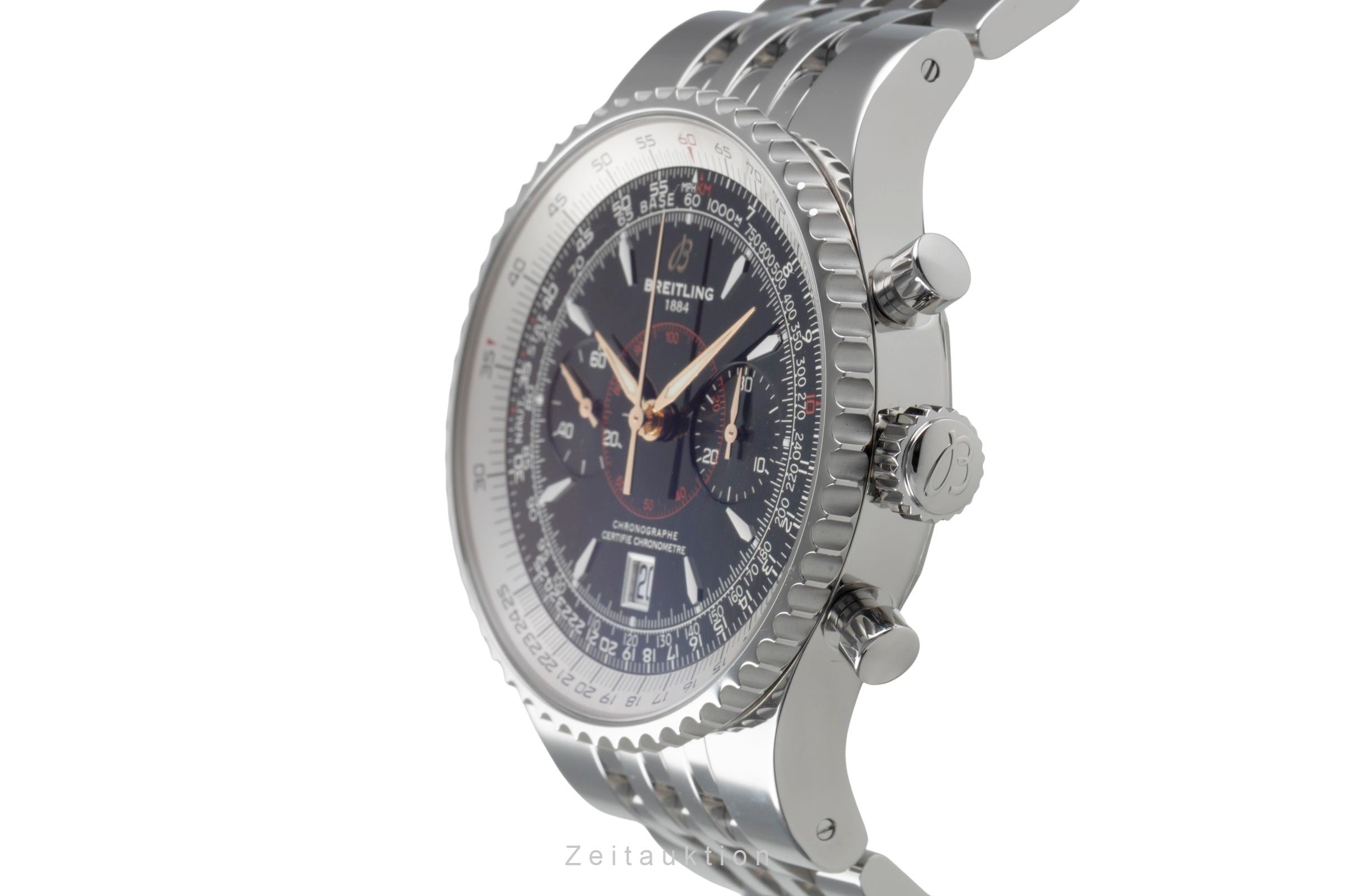 Breitling Montbrillant cronografo acciaio automatismo orologio da uomo A23340  [2406503]