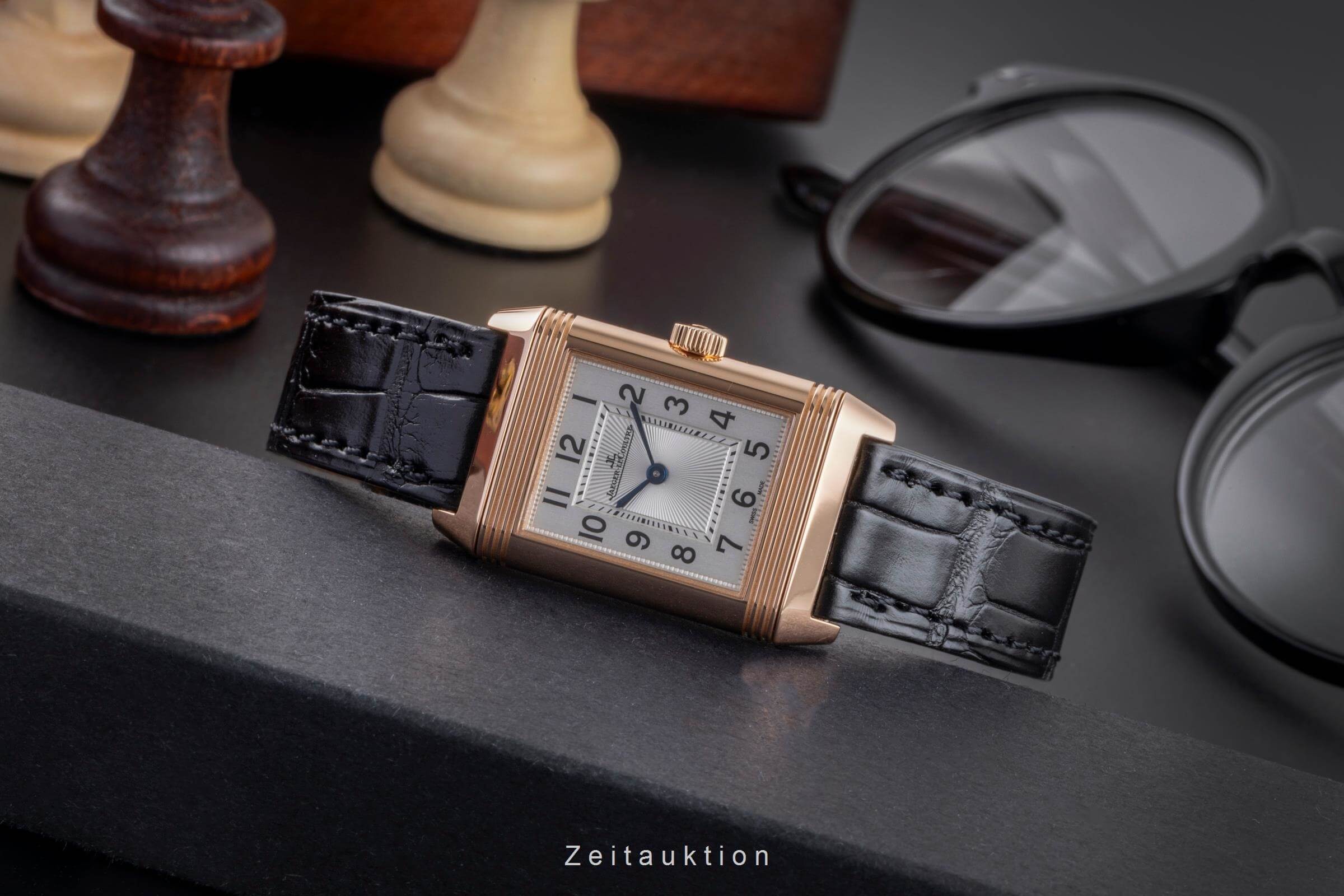 Jaeger LeCoultre Reverso 18 ct red gold manual winding women's watch Q2662430  211.2.44  [2406513]