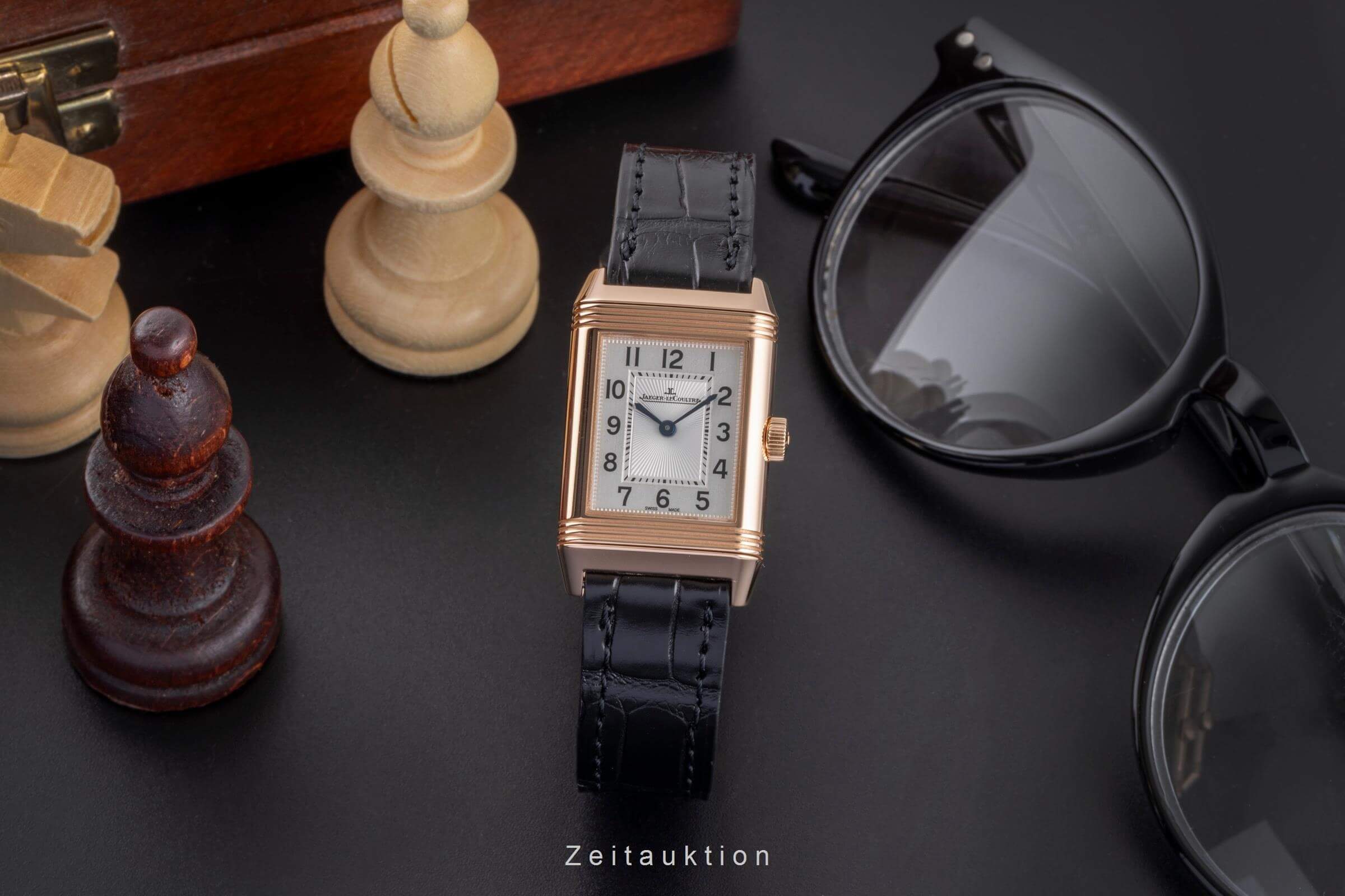 Jaeger LeCoultre Reverso 18 ct red gold manual winding women's watch Q2662430  211.2.44  [2406513]