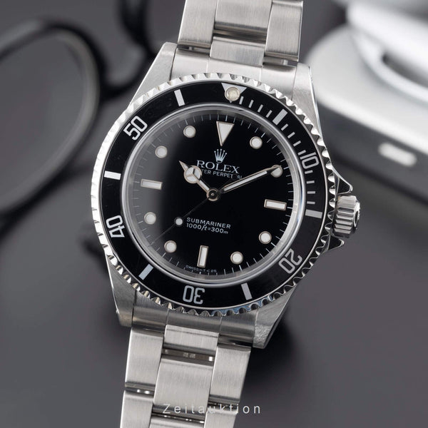 Rolex Submariner acero automático reloj para caballeros 14060  [2406517]
