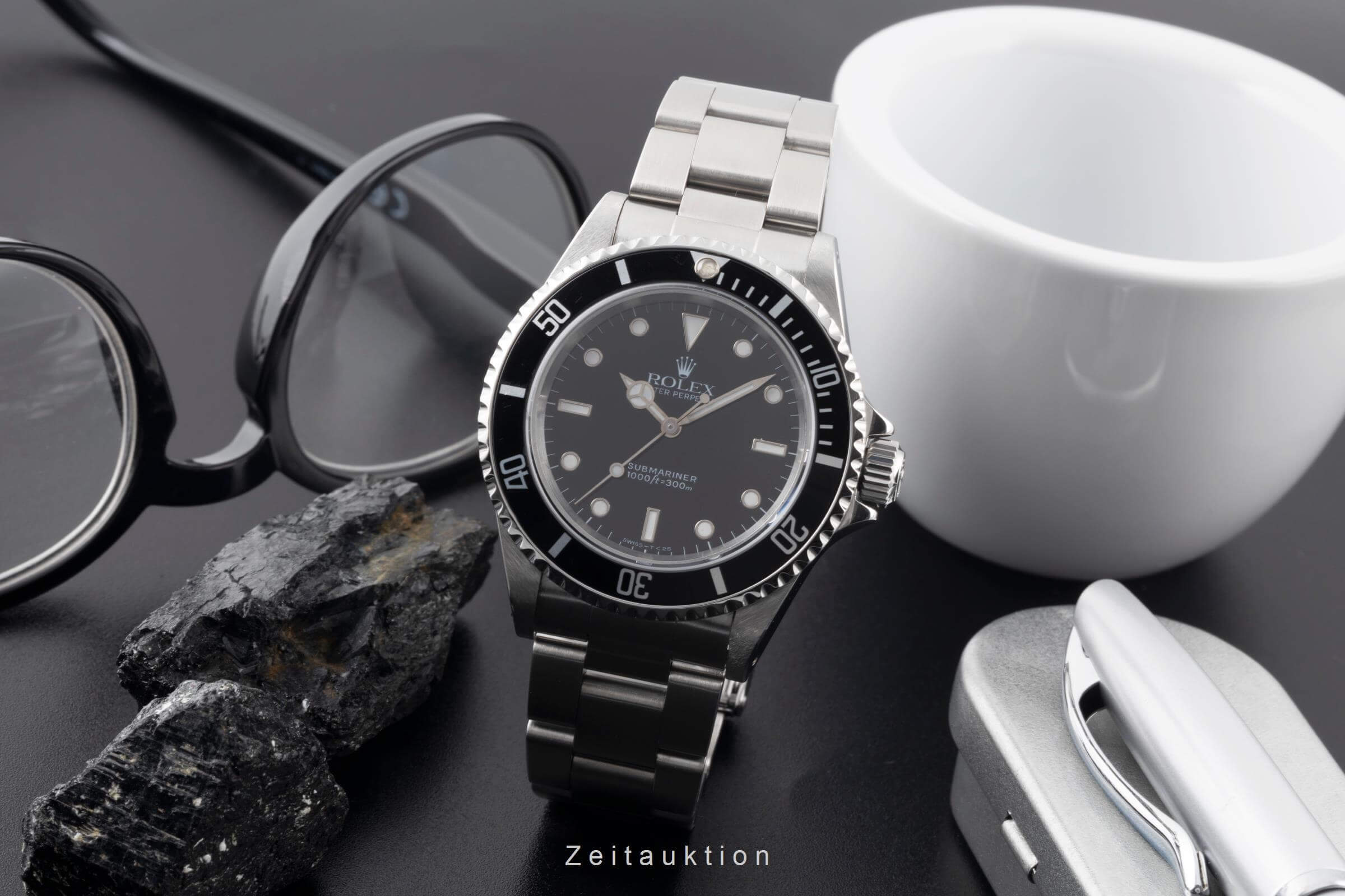 Rolex Submariner acero automático reloj para caballeros 14060  [2406517]