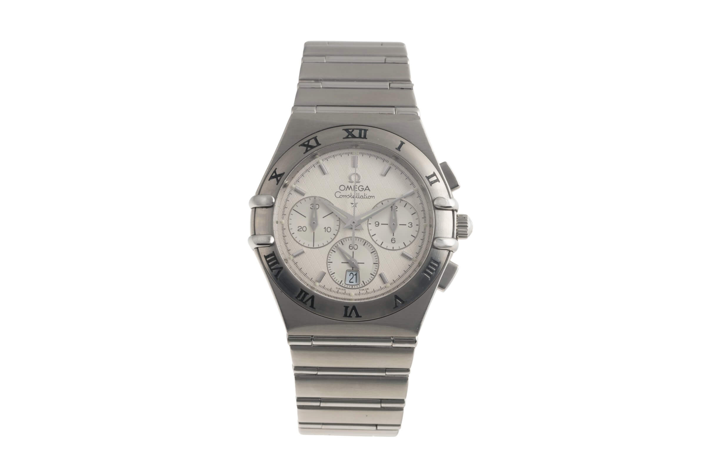 Omega Constellation Chronograph Datum Stahl Herrenuhr Ref. 1542.30.00 [2406524]