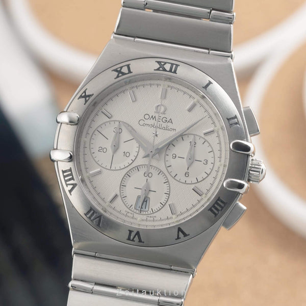 Omega Constellation Chronograph Datum Stahl Herrenuhr Ref. 1542.30.00 [2406524]