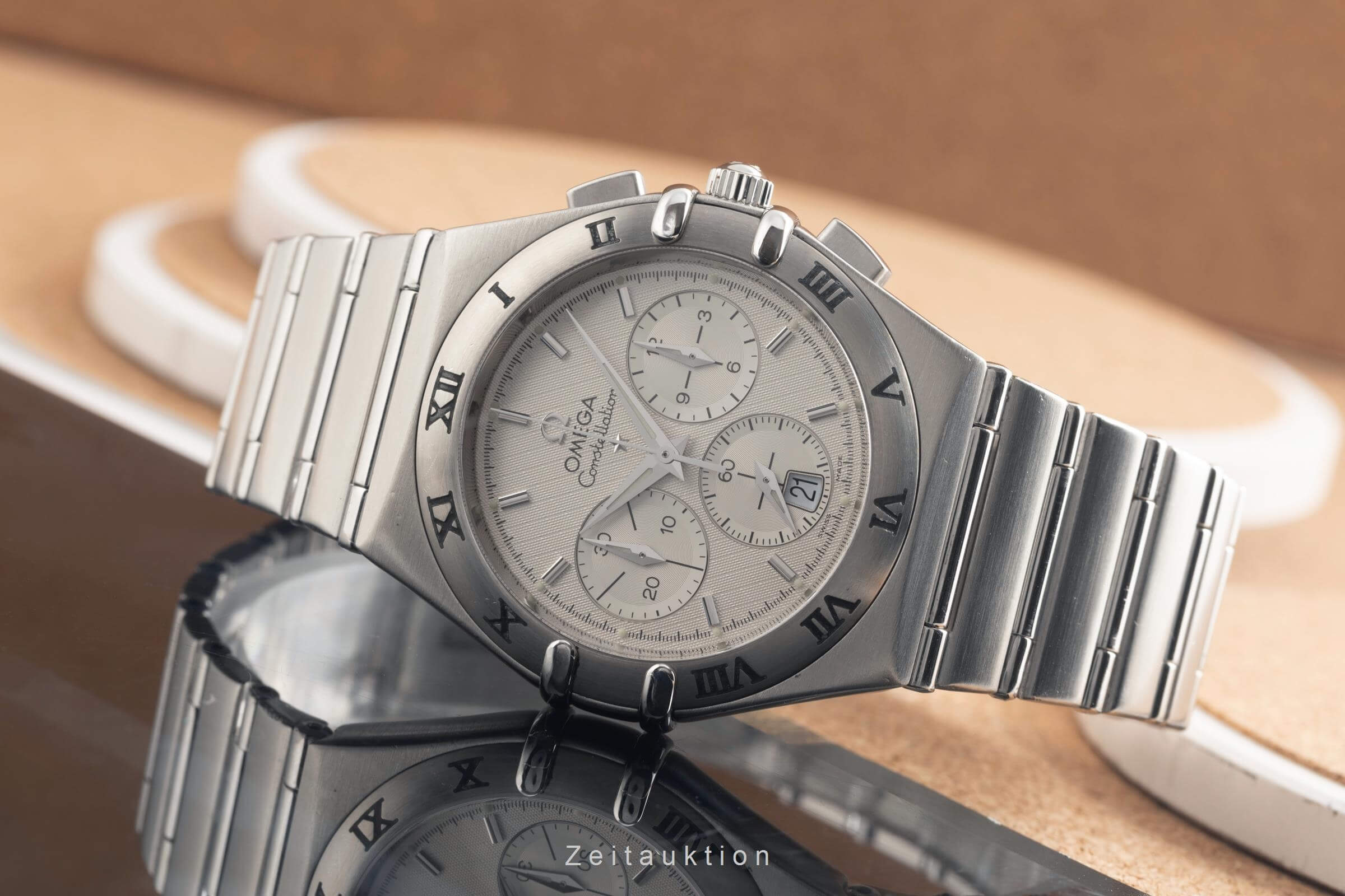 Omega Constellation Chronograph Datum Stahl Herrenuhr Ref. 1542.30.00 [2406524]