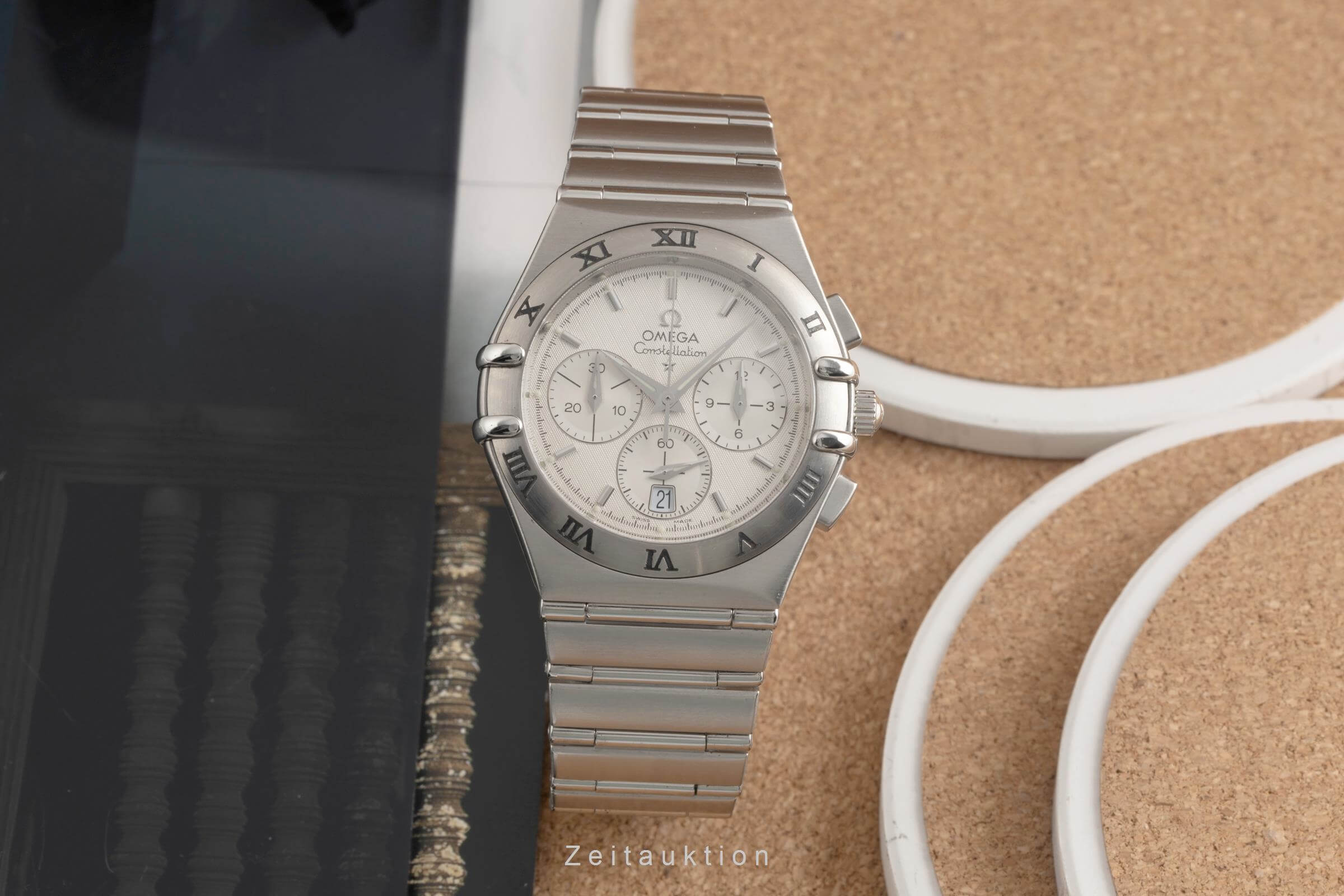 Omega Constellation Chronograph Datum Stahl Herrenuhr Ref. 1542.30.00 [2406524]