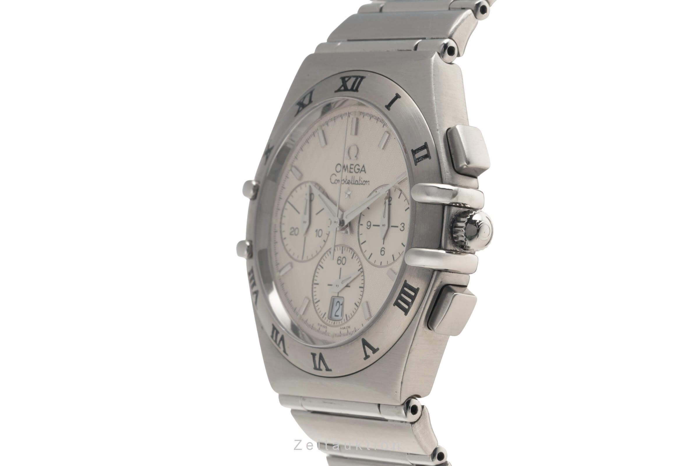 Omega Constellation Chronograph Datum Stahl Herrenuhr Ref. 1542.30.00 [2406524]
