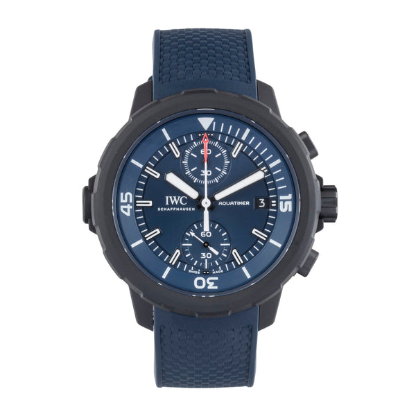 IWC Aquatimer cronografo acciaio / gomma da cancellare automatismo orologio da uomo IW379507  [2406552]