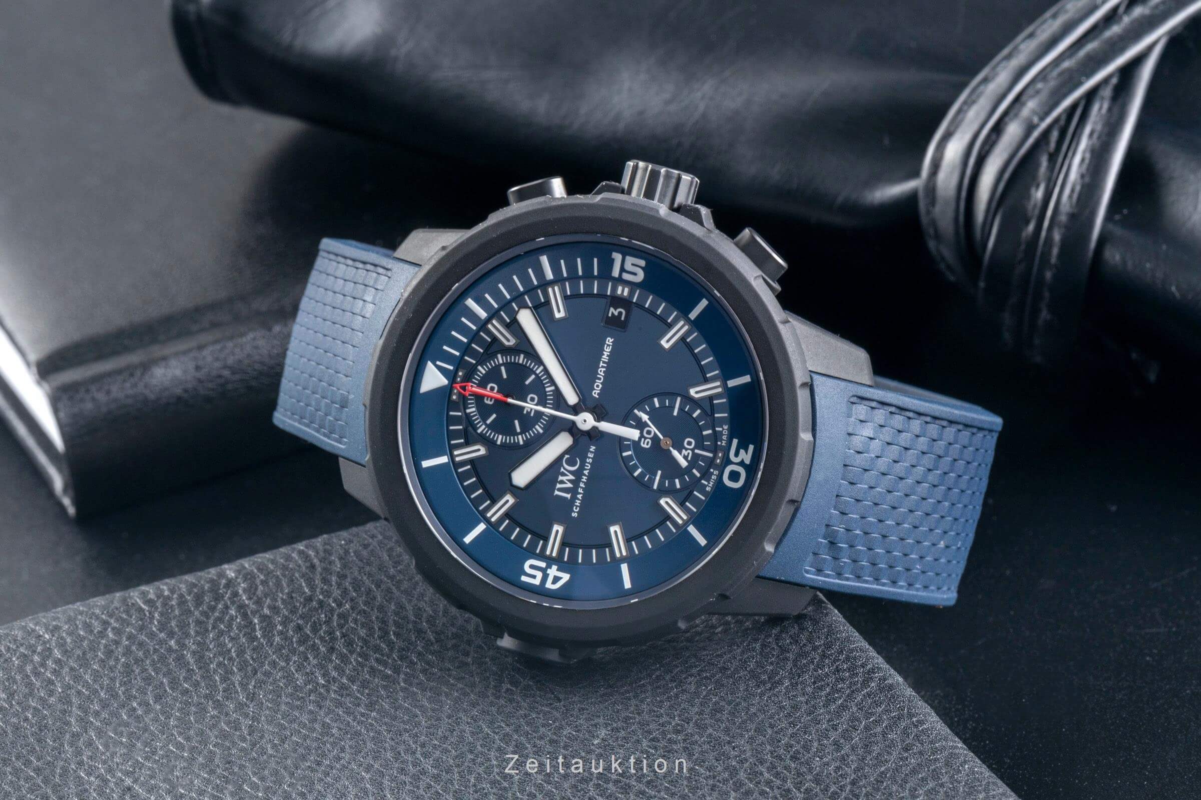 IWC Aquatimer cronografo acciaio / gomma da cancellare automatismo orologio da uomo IW379507  [2406552]