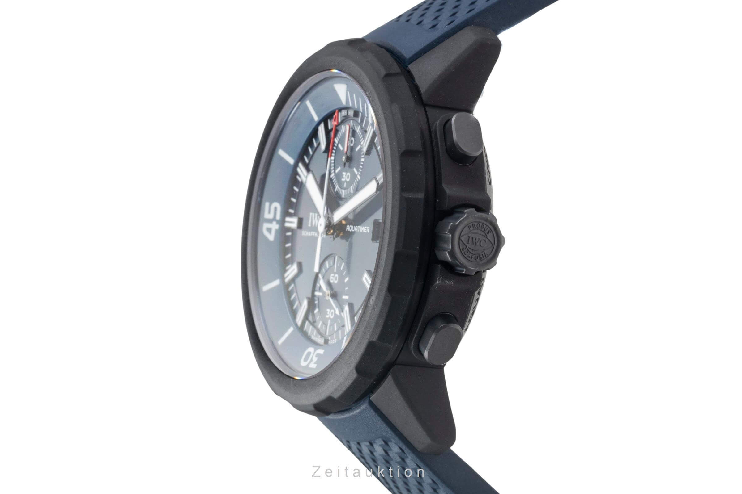 IWC Aquatimer cronografo acciaio / gomma da cancellare automatismo orologio da uomo IW379507  [2406552]