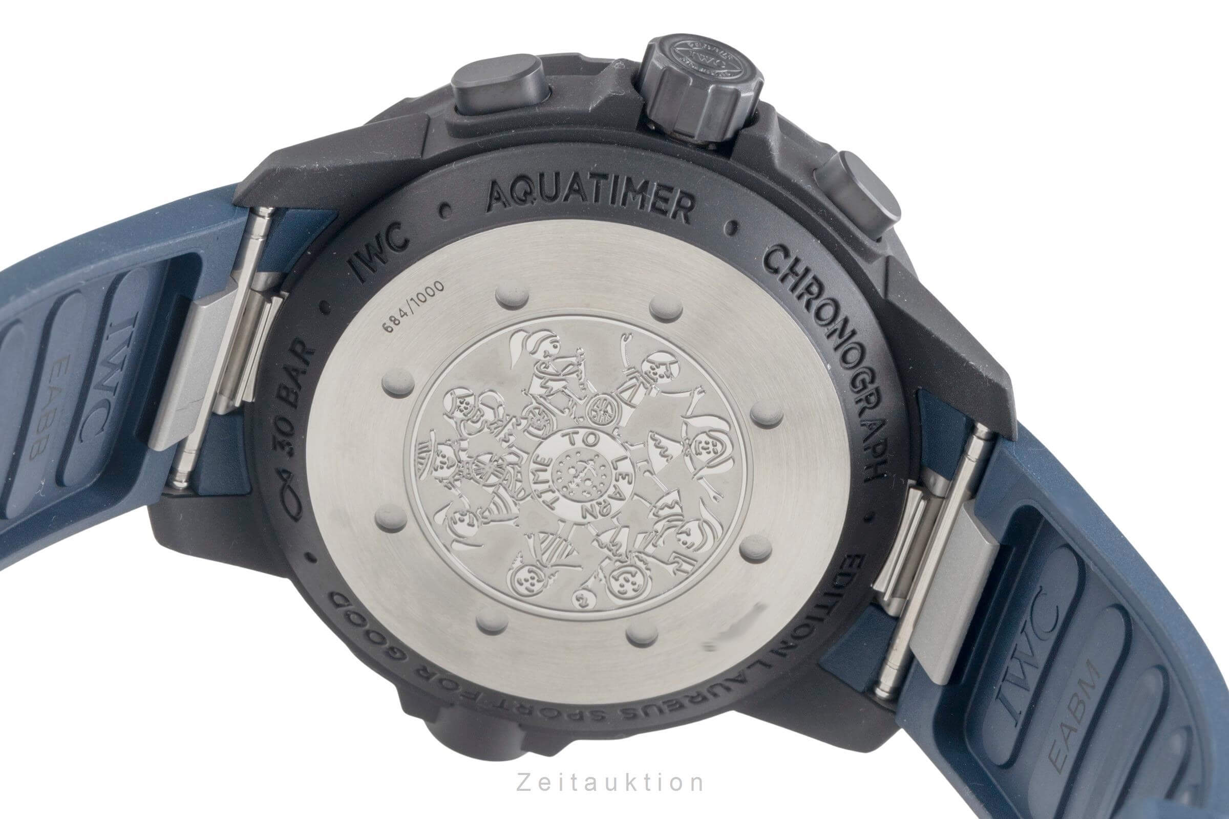 IWC Aquatimer cronografo acciaio / gomma da cancellare automatismo orologio da uomo IW379507  [2406552]