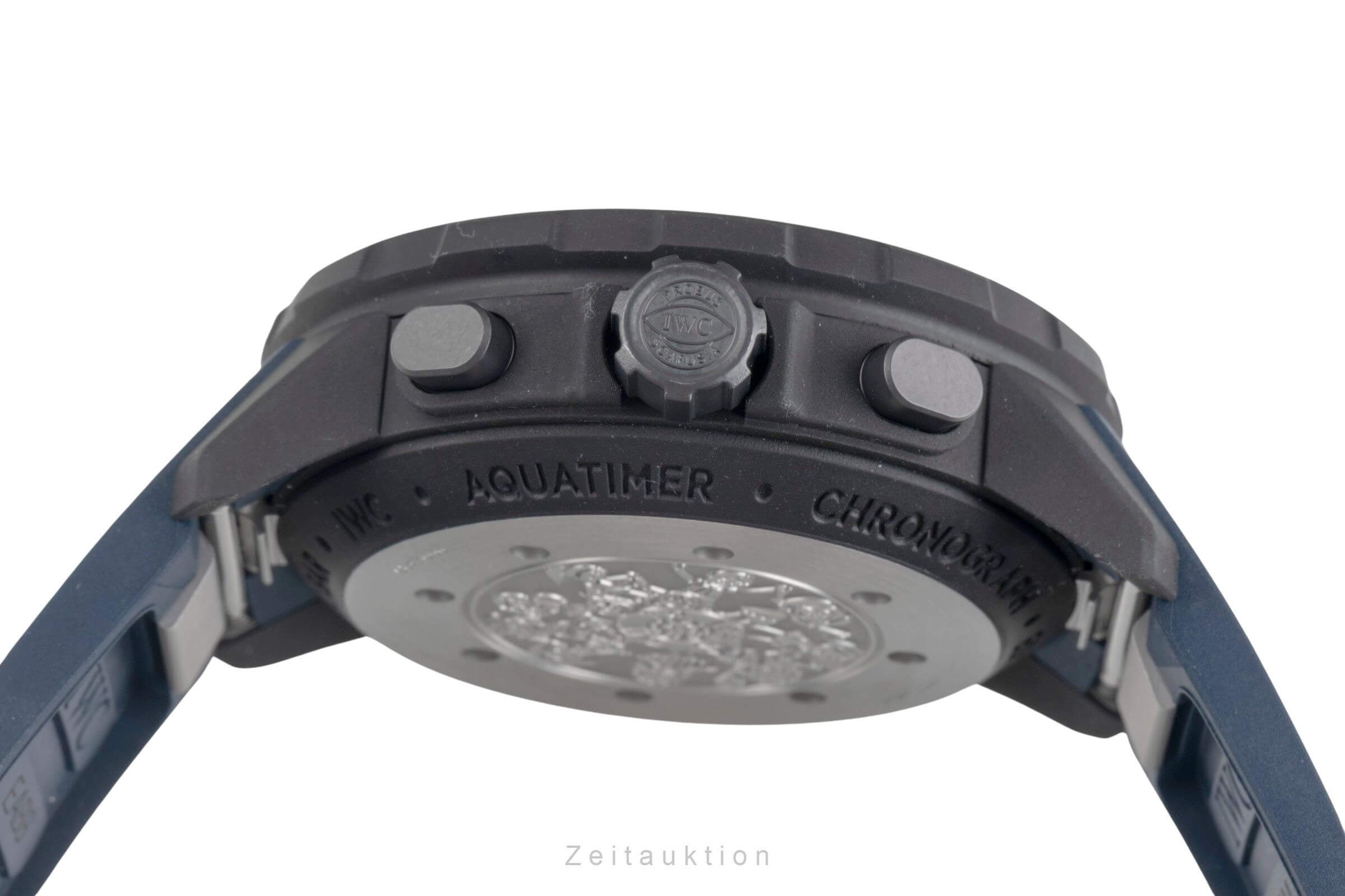 IWC Aquatimer cronografo acciaio / gomma da cancellare automatismo orologio da uomo IW379507  [2406552]