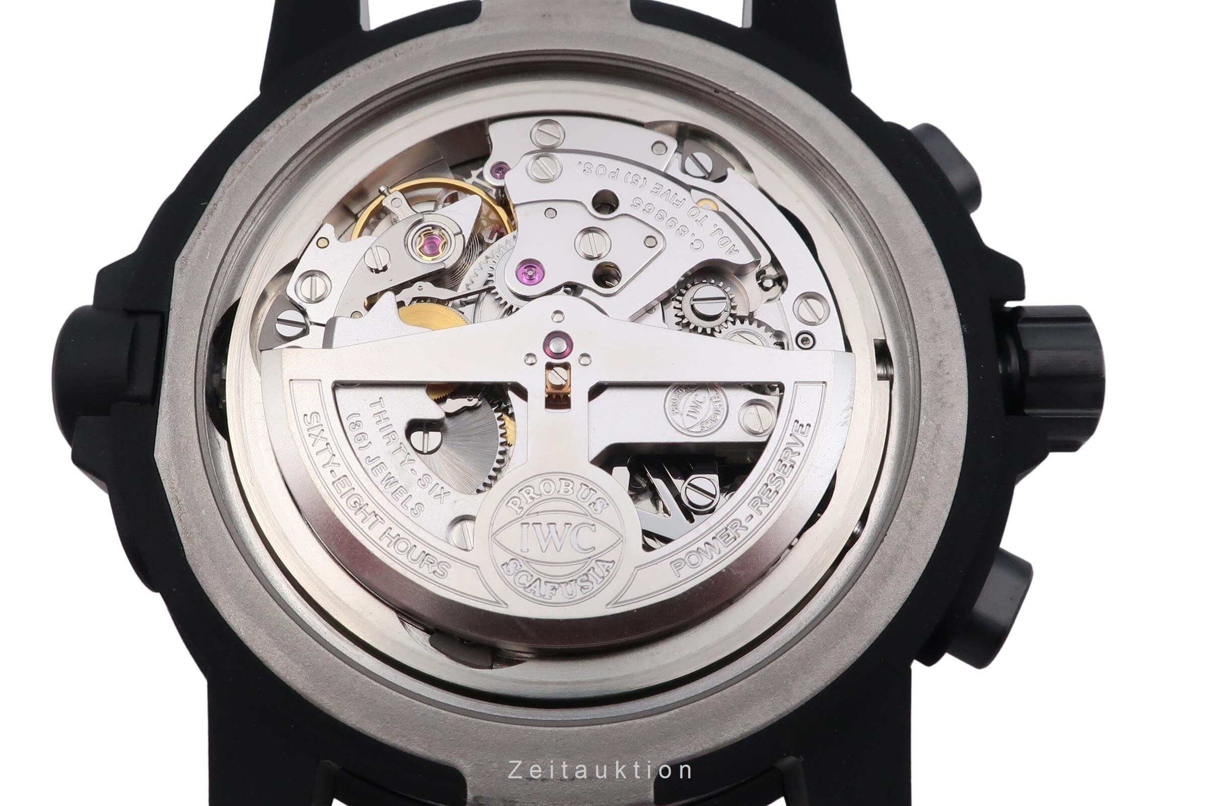 IWC Aquatimer cronografo acciaio / gomma da cancellare automatismo orologio da uomo IW379507  [2406552]