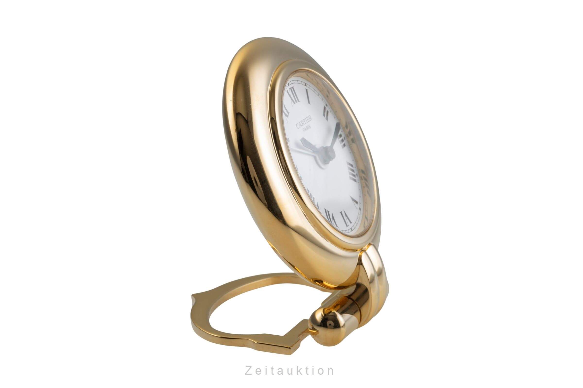Cartier Pendulette gilt / steel quartz unisex Vintage  [2406570]