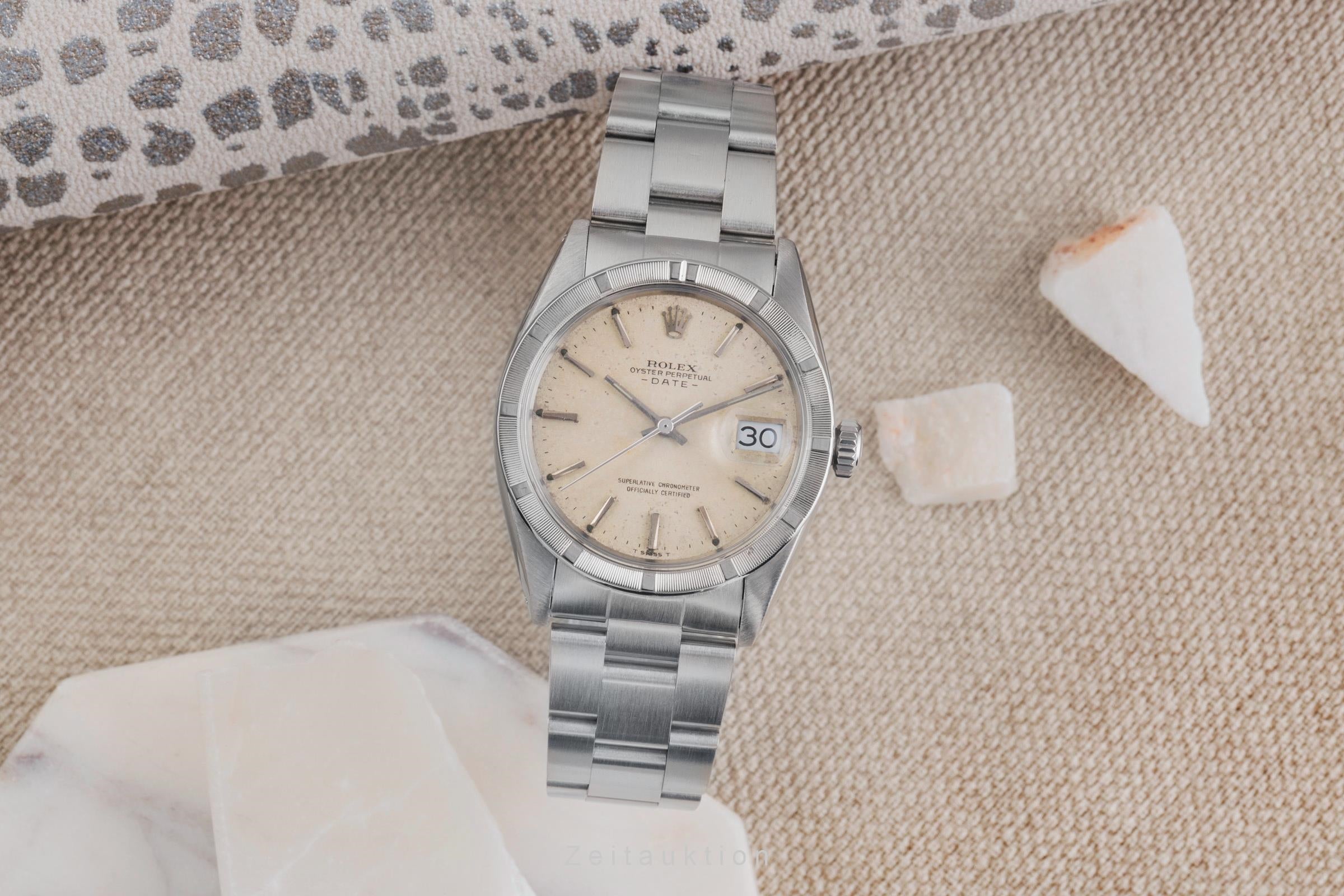Rolex Date steel automatic men's watch 1501 Vintage  [2406573]