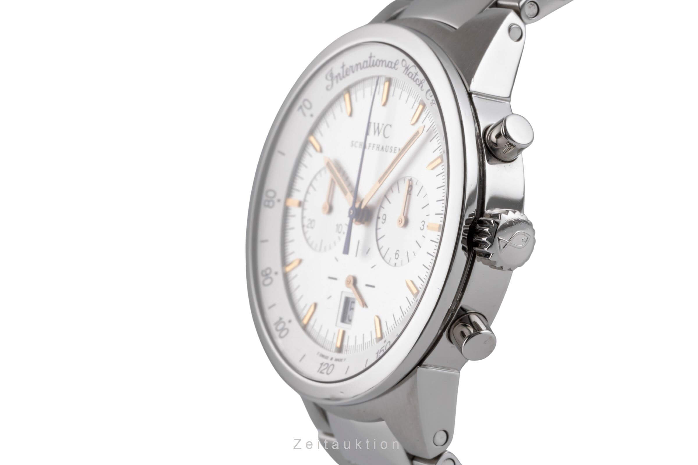 IWC GST chronographe acier quartz montre pour hommes IW372703  [2406575]